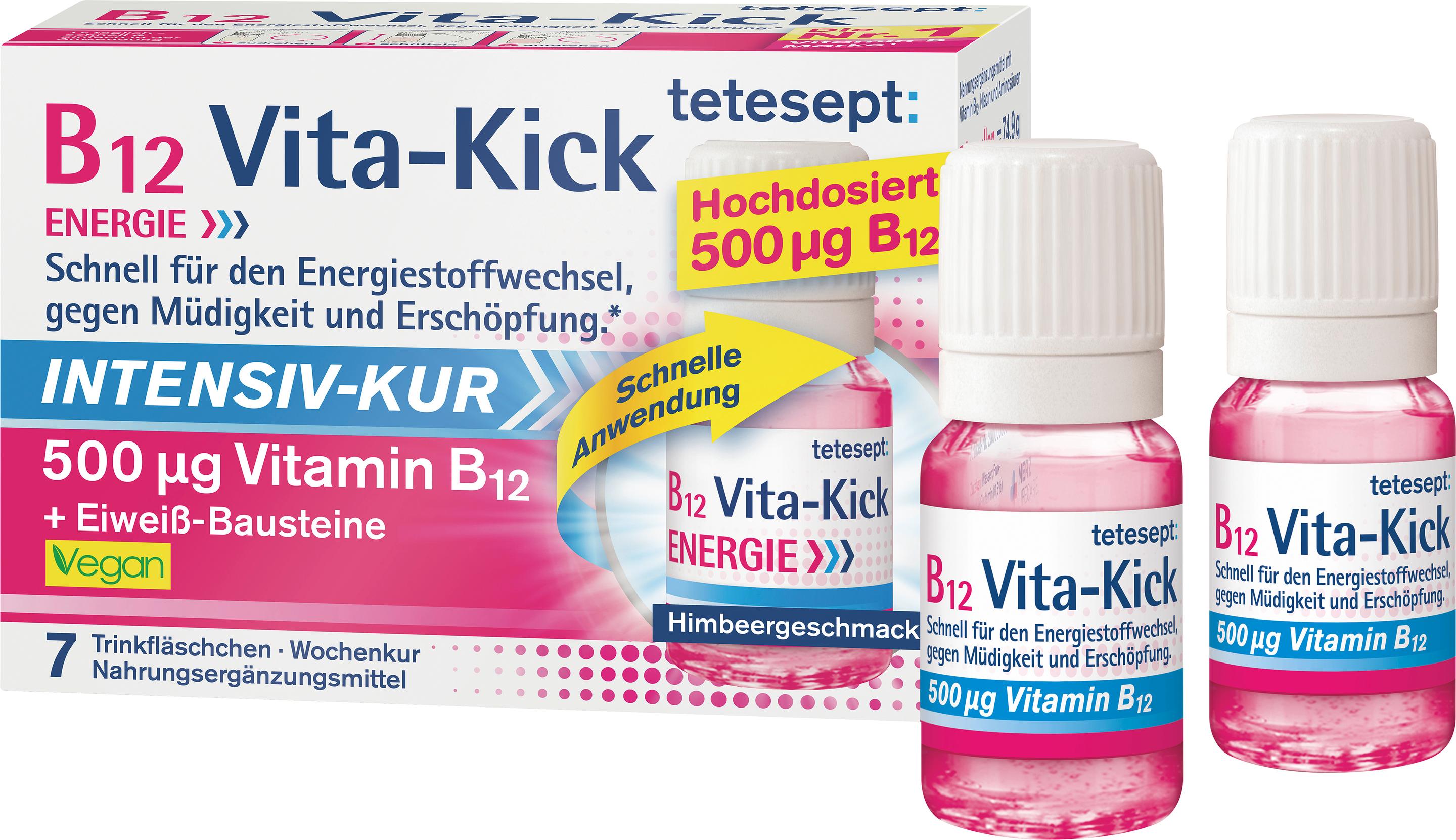 Produktbild tetesept B12 Vita-Kick Intensiv-Kur 500 μg 5 von 7
