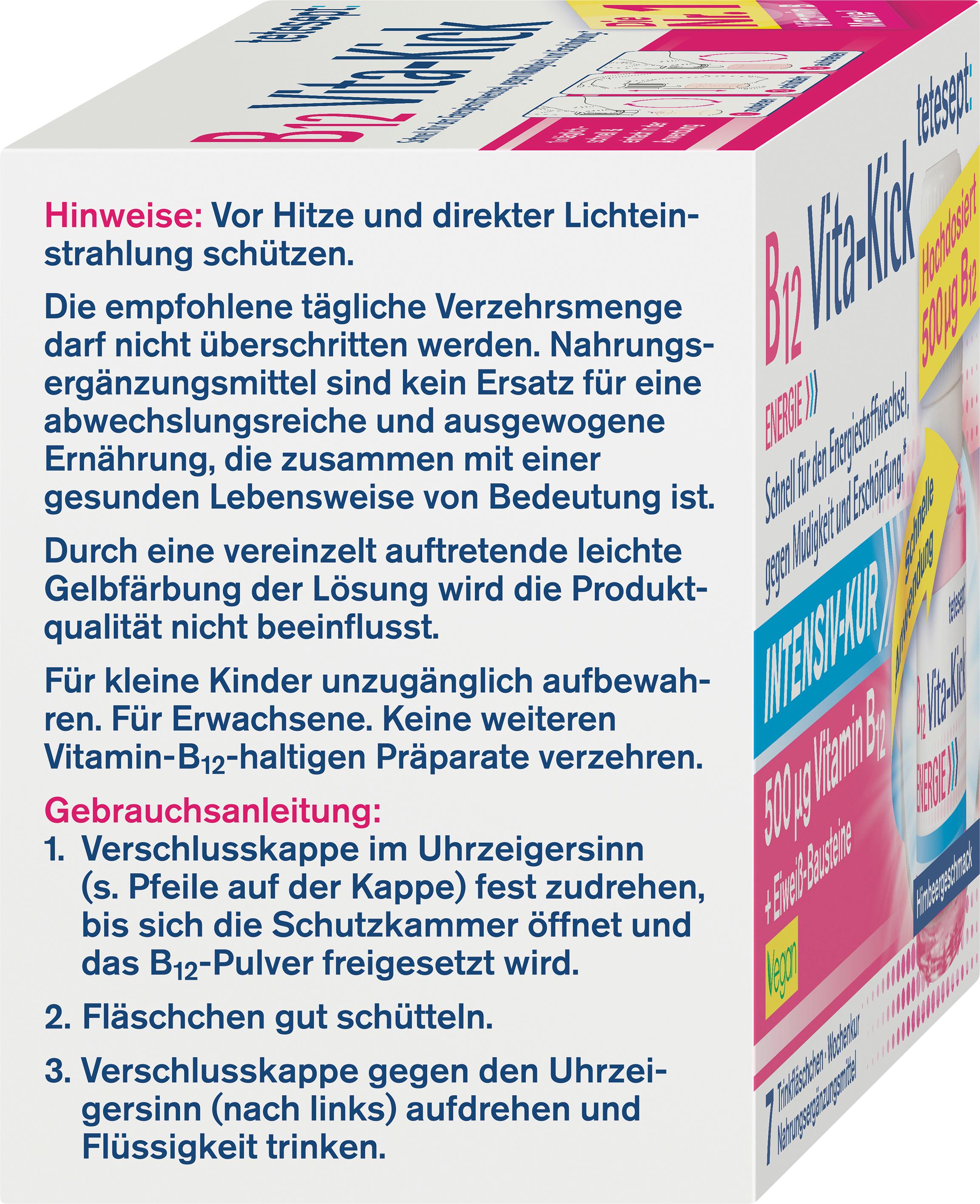 Produktbild tetesept B12 Vita-Kick Intensiv-Kur 500 μg 4 von 7