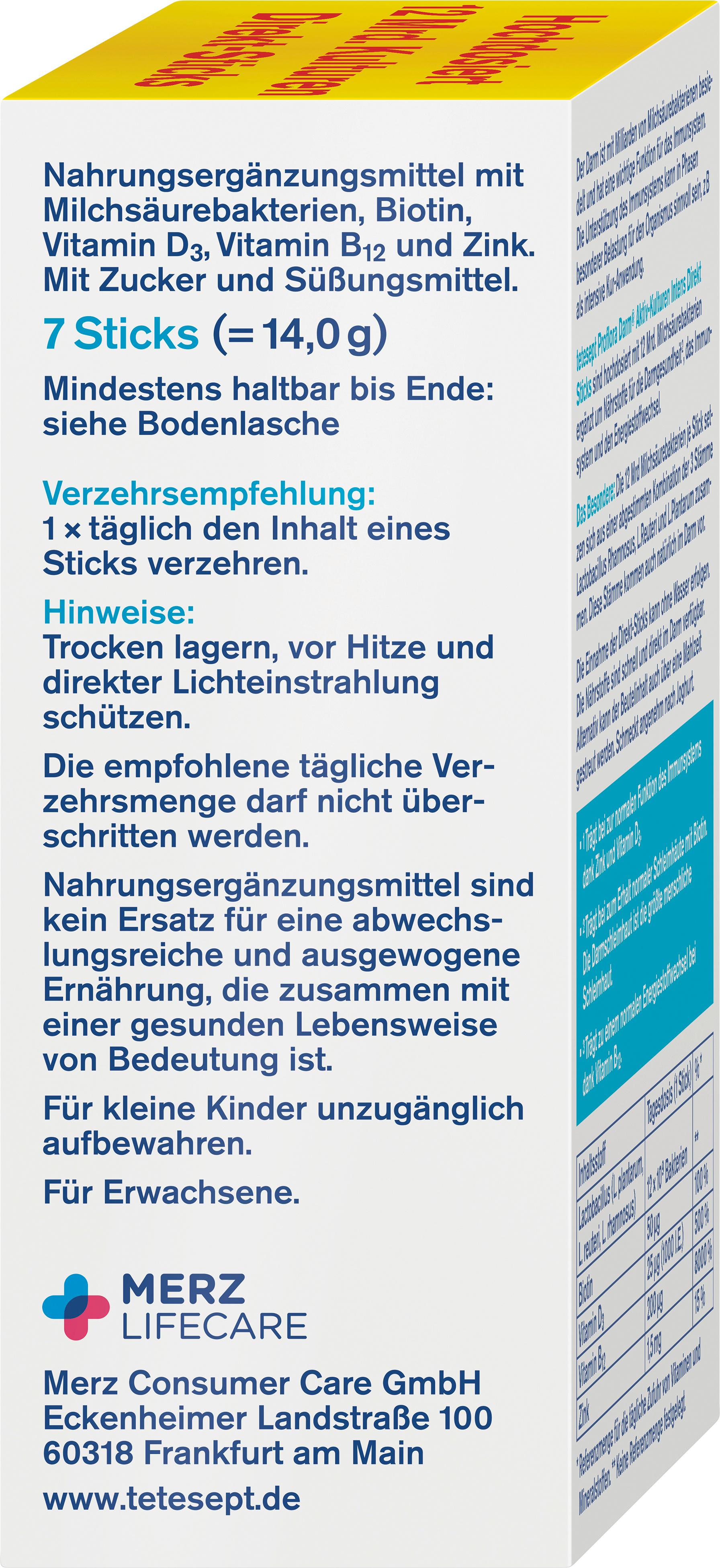 Produktbild tetesept Proflora Darm Aktiv-Kulturen Intens Immun-Kur 3 von 4