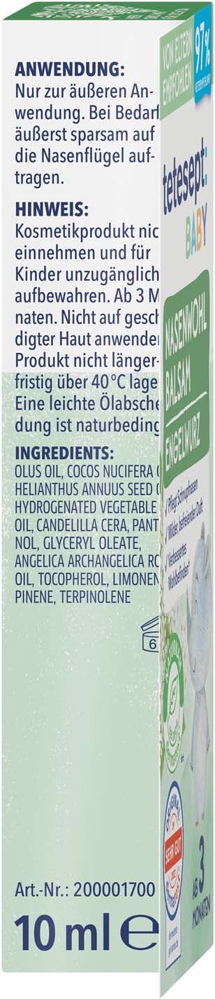 tetesept Baby Nasenwohl Balsam Engelwurz