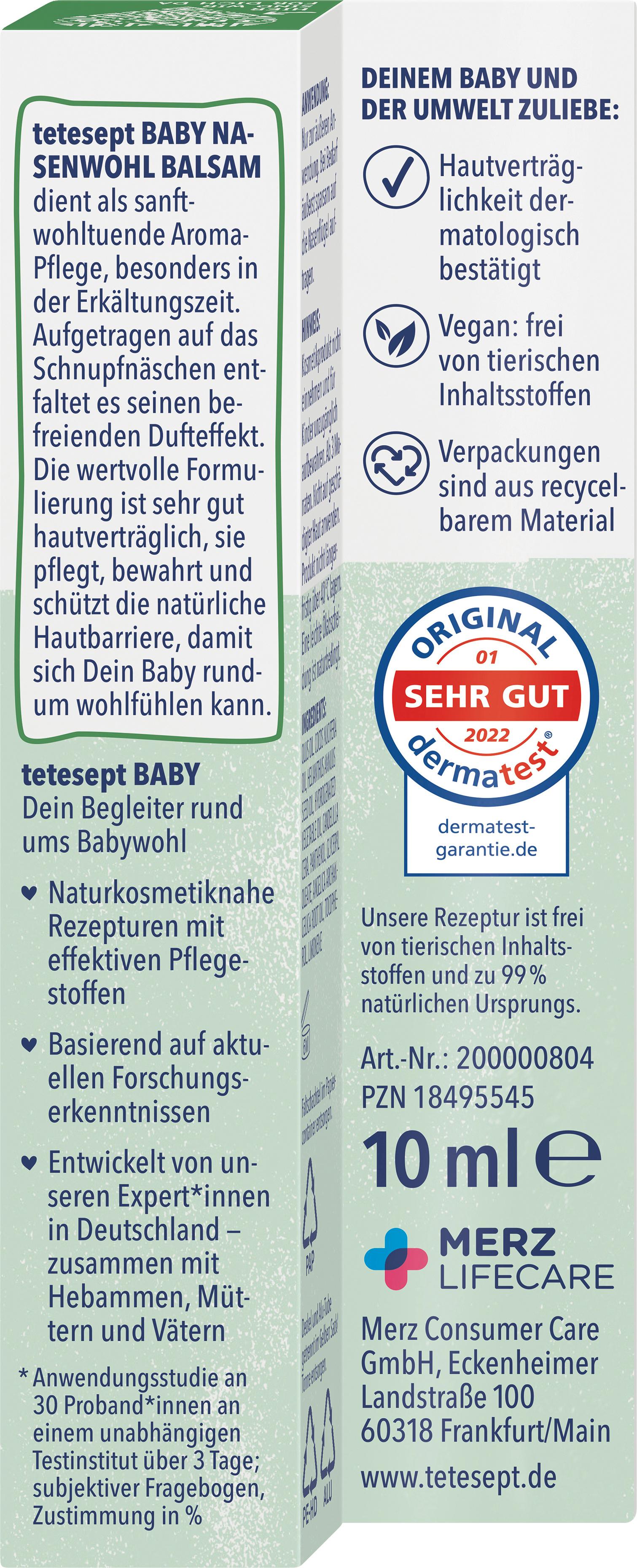 Produktbild tetesept Baby Nasenwohl Balsam Engelwurz 2 von 7