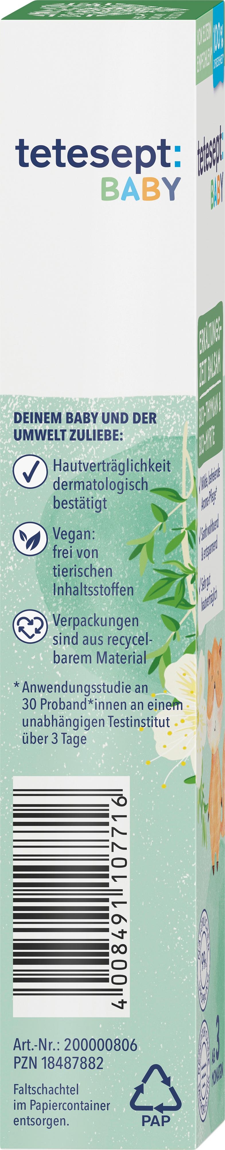 Produktbild tetesept Baby Erkältungszeit Balsam 5 von 6
