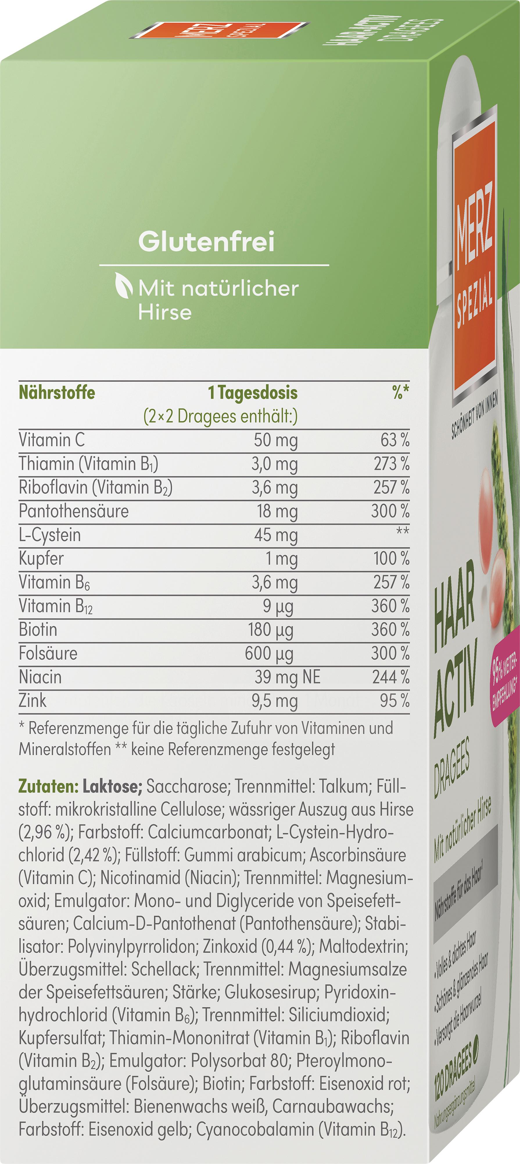 Produktbild Merz Spezial Haar-Activ Dragees 5 von 6