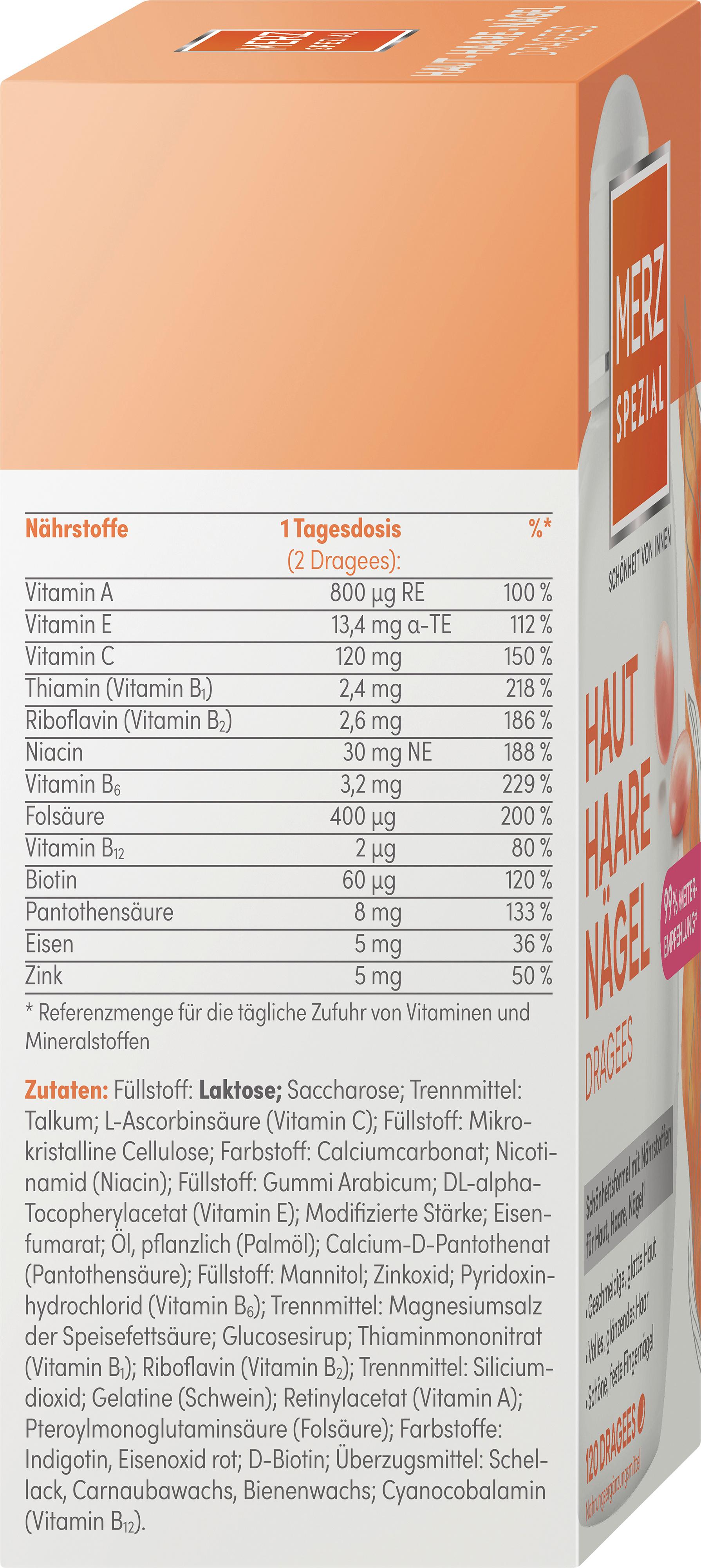 Produktbild Merz Spezial Dragees Haut, Haare, Nägel 4 von 7