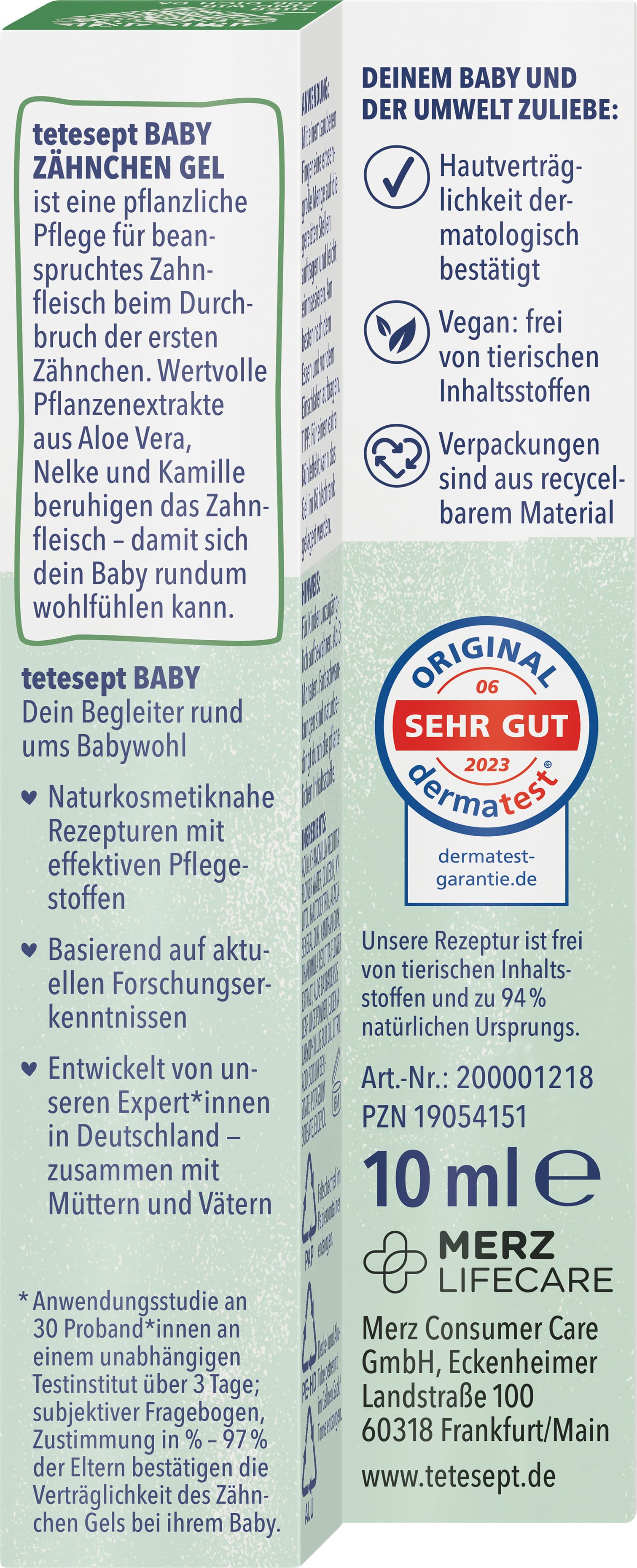 Produktbild tetesept BABY Zähnchen Gel Pflanzlich 2 von 2