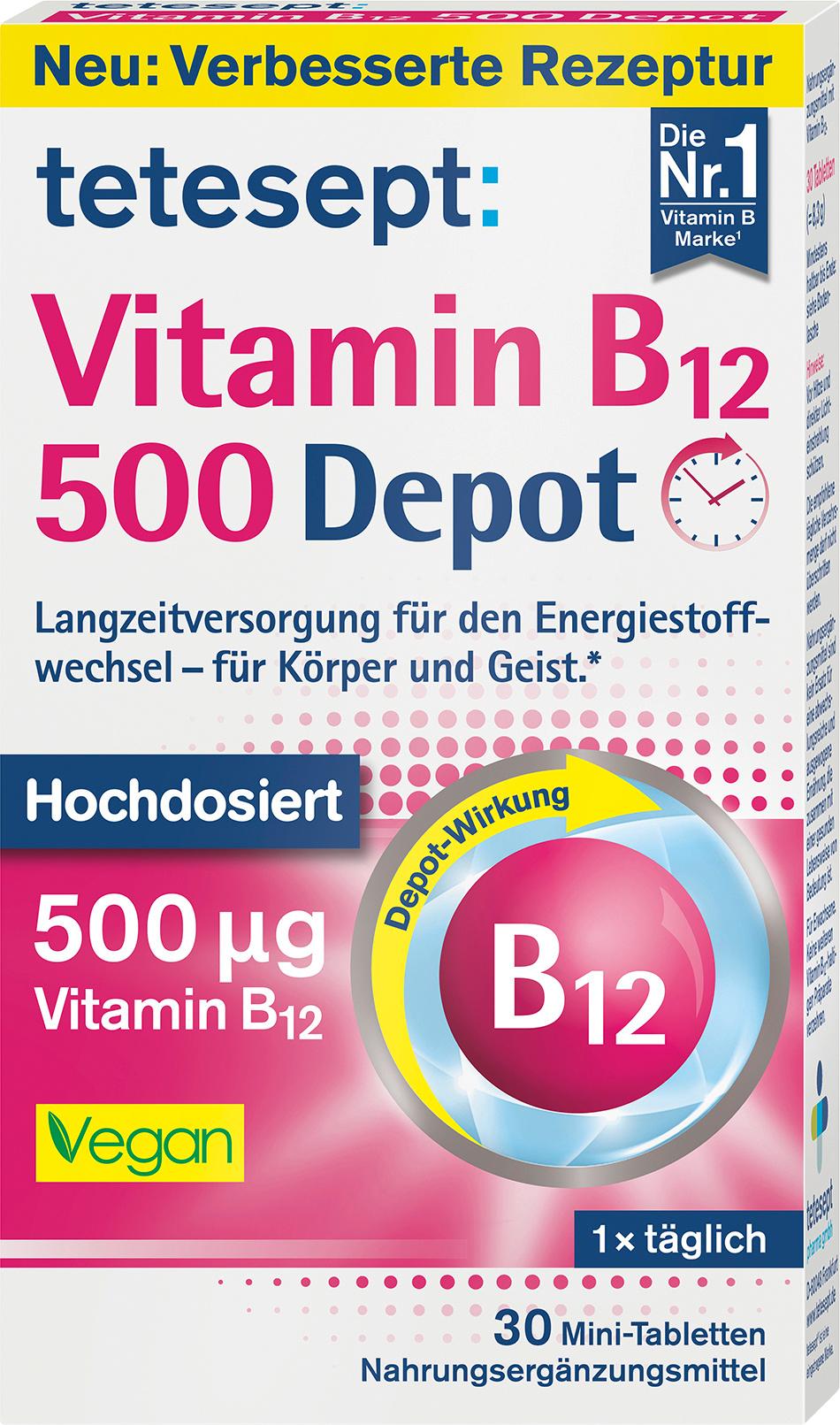 tetesept Vitamin B12 Depot 500µg