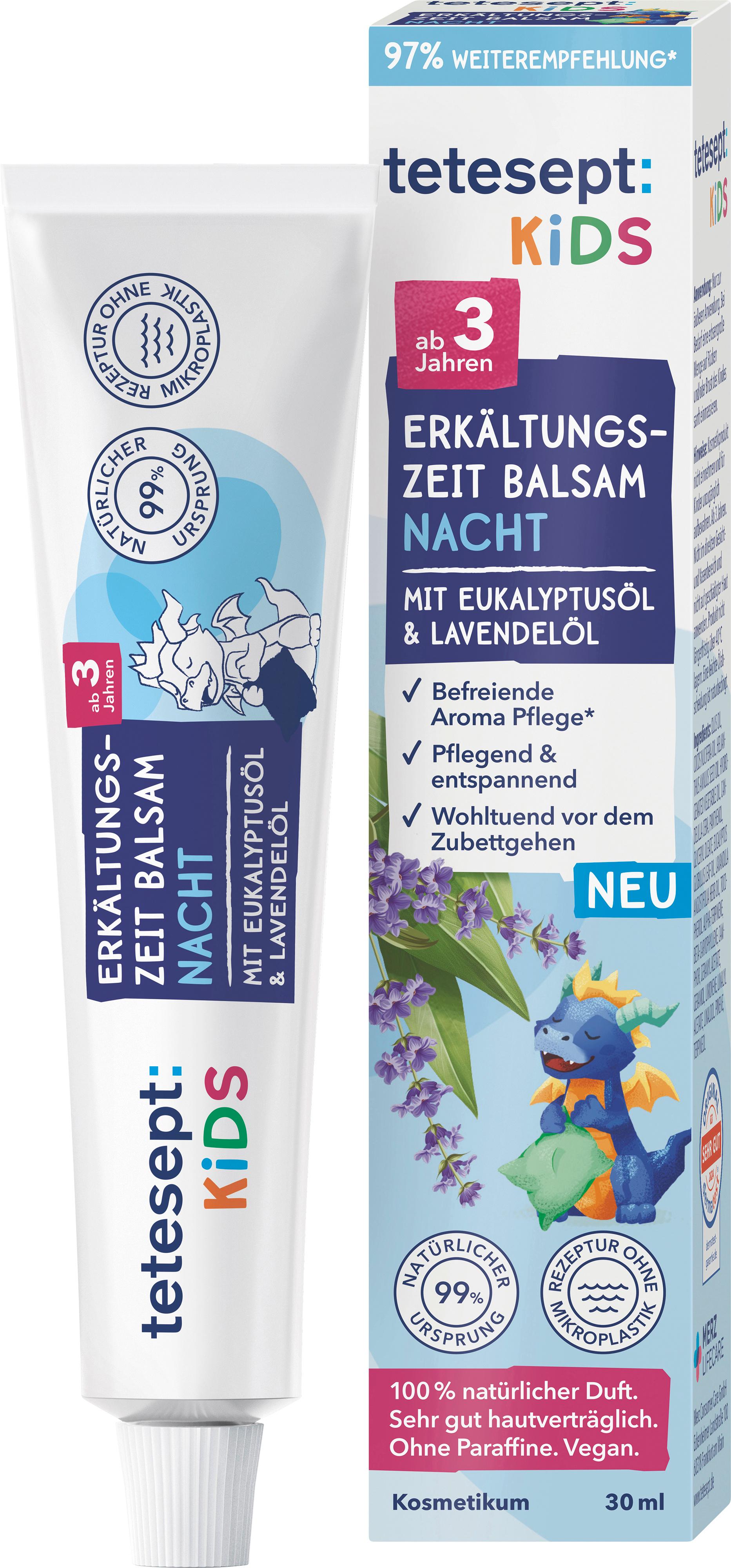 tetesept Kids Erkältungszeit Balsam Nacht