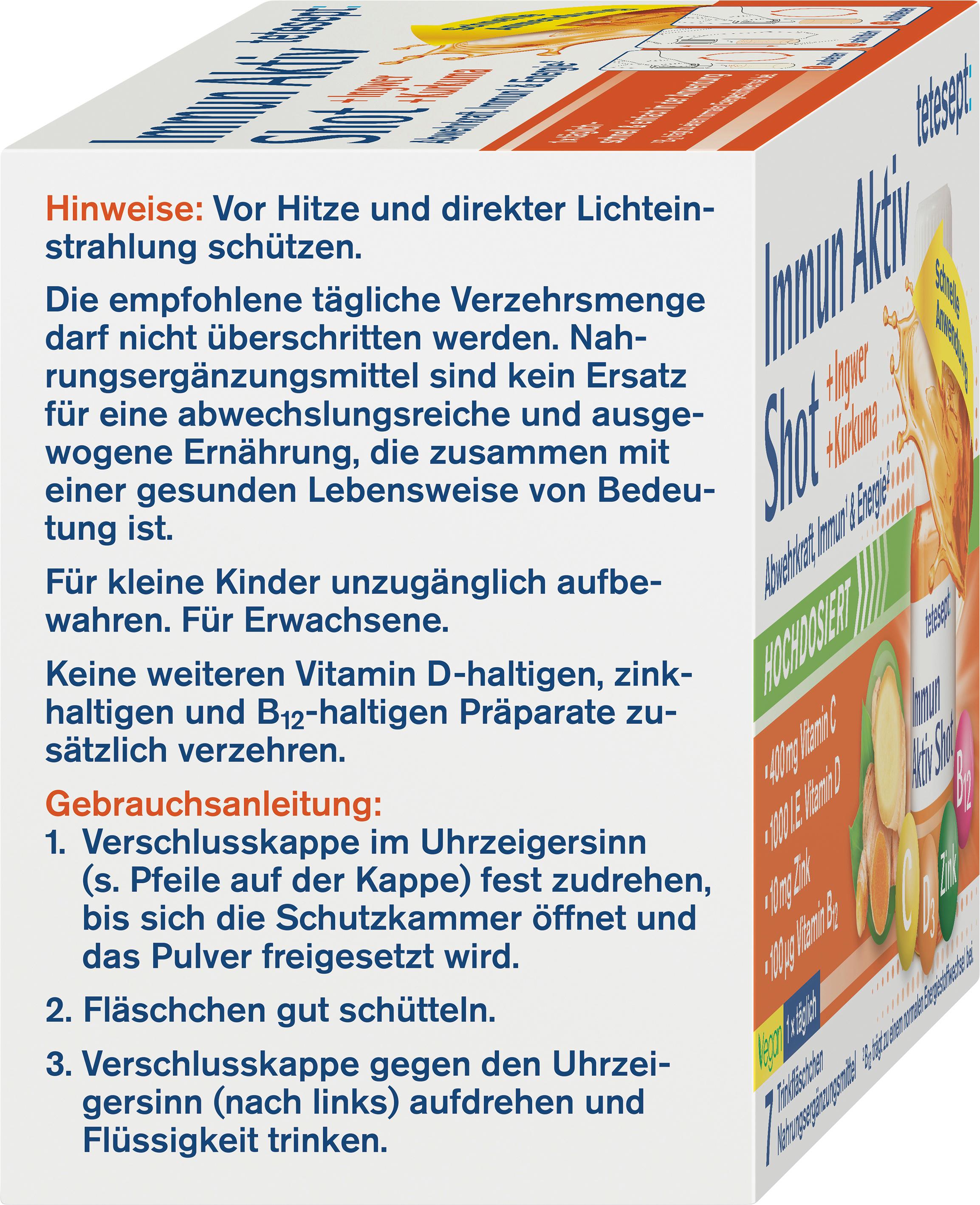 Produktbild tetesept Immun Aktiv Shot 3 von 6