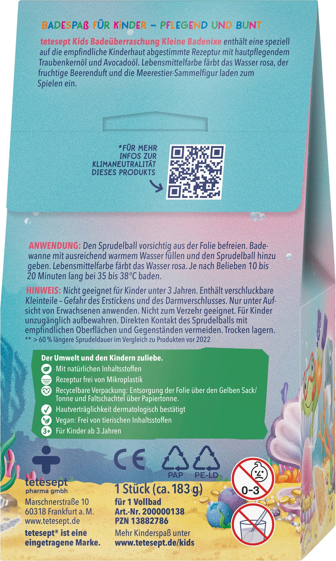 Produktbild tetesept Kids Badeüberraschung Kleine Badenixe 2 von 8