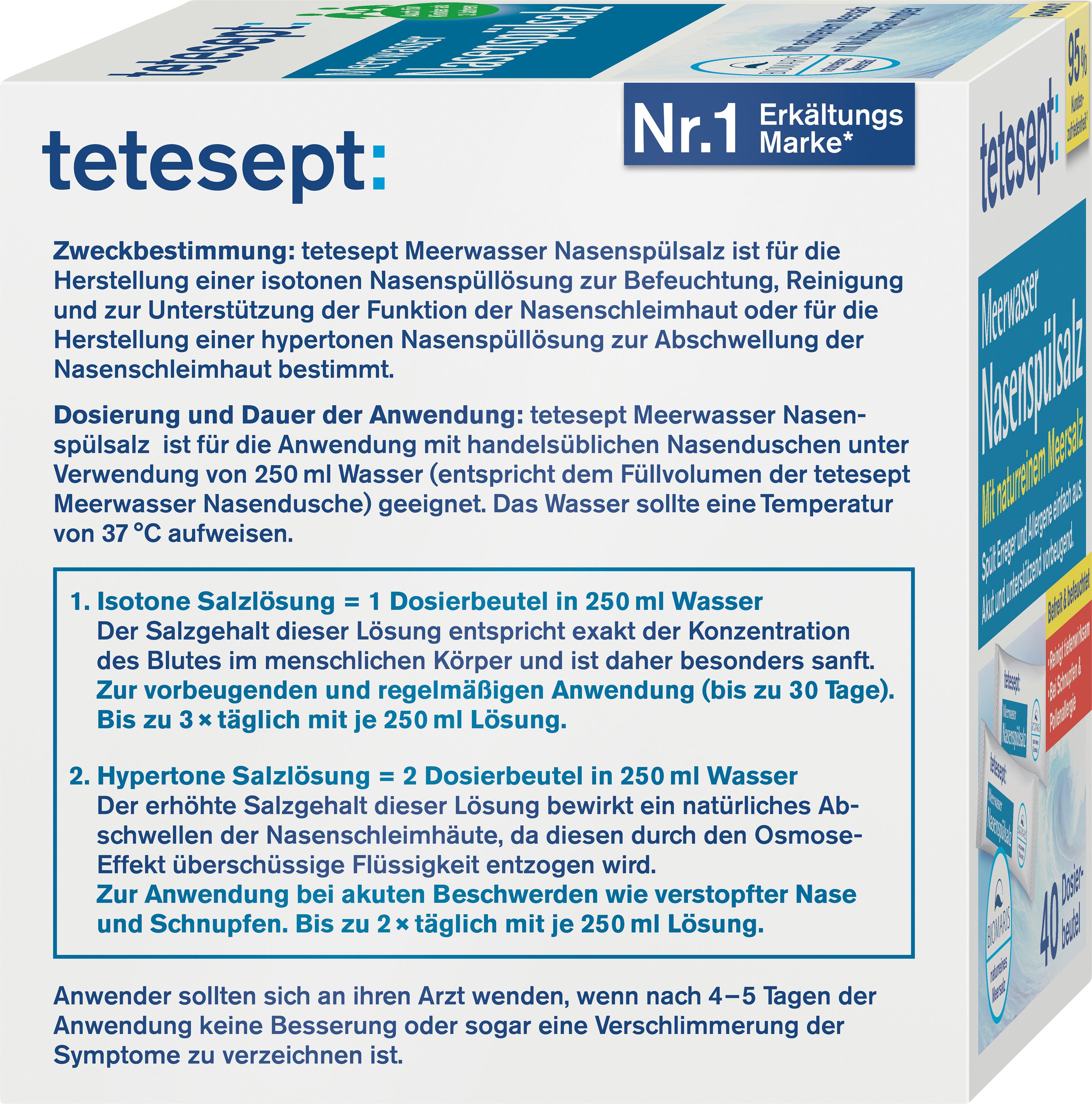 Produktbild tetesept Meerwasser Nasenspülsalz 6 von 6