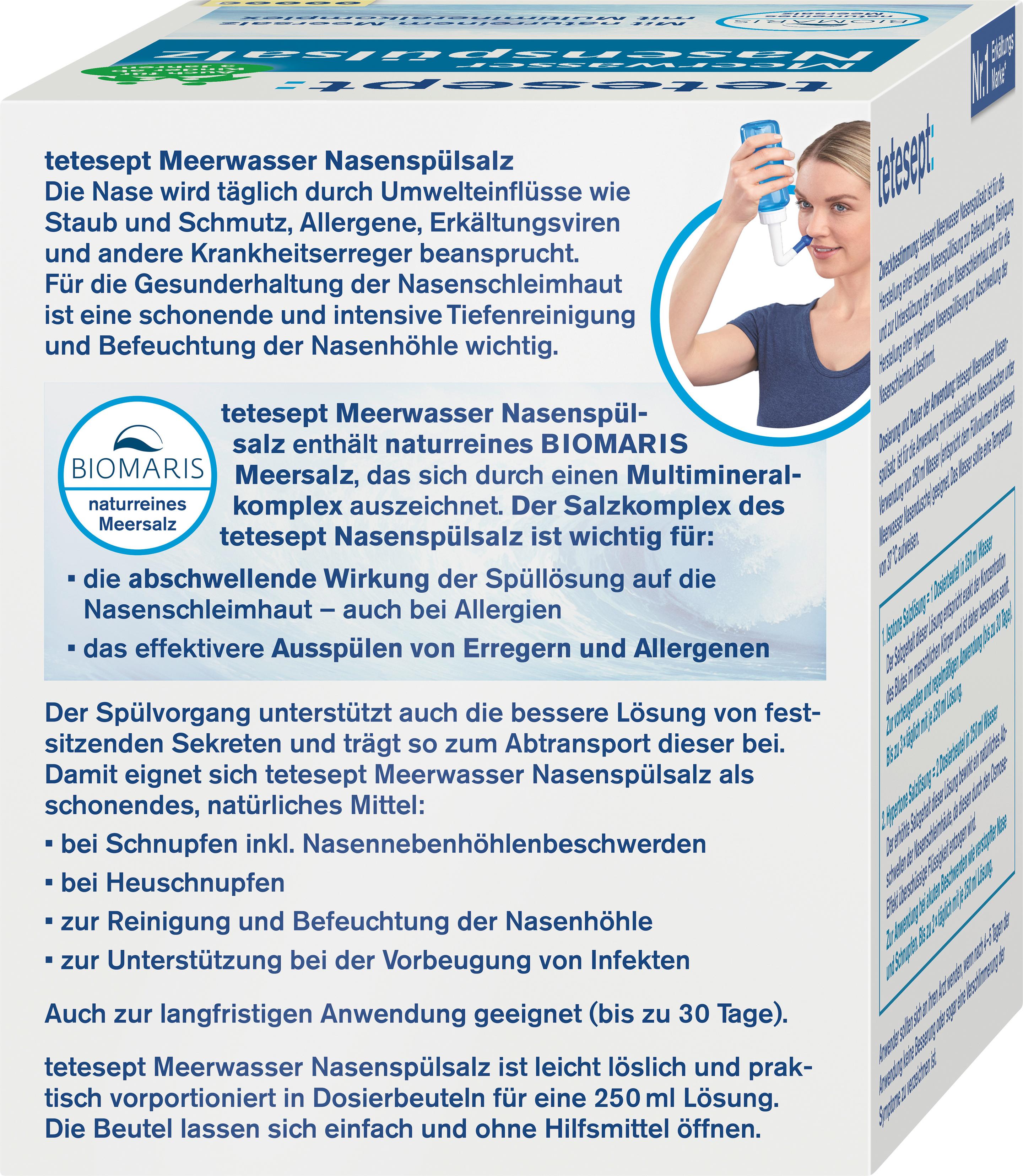 Produktbild tetesept Meerwasser Nasenspülsalz 2 von 6