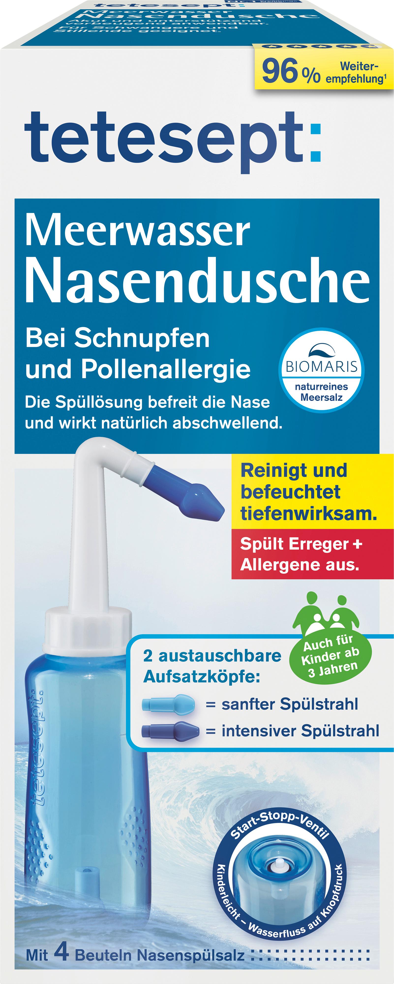 tetesept Meerwasser Nasendusche
