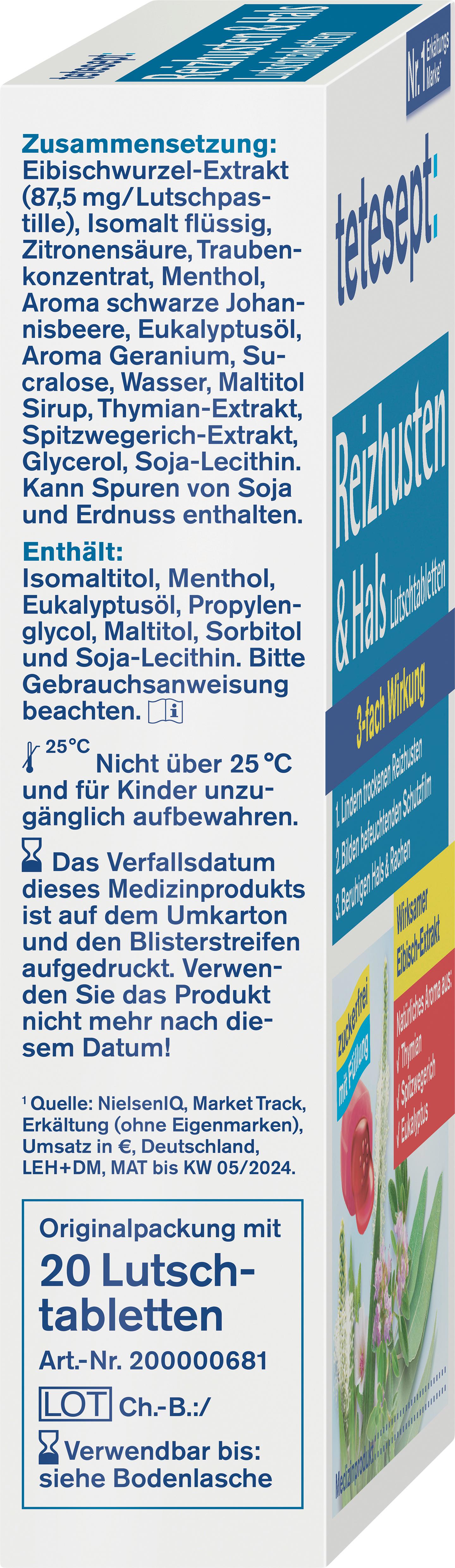 Produktbild tetesept Reizhusten&Hals 4 von 5