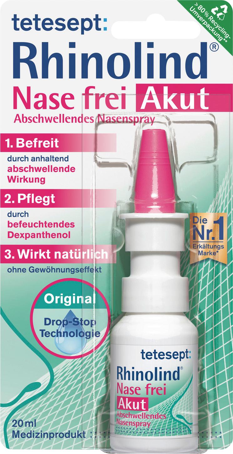 tetesept Rhinolind® Nase frei Akut Abschwellendes Nasenspray