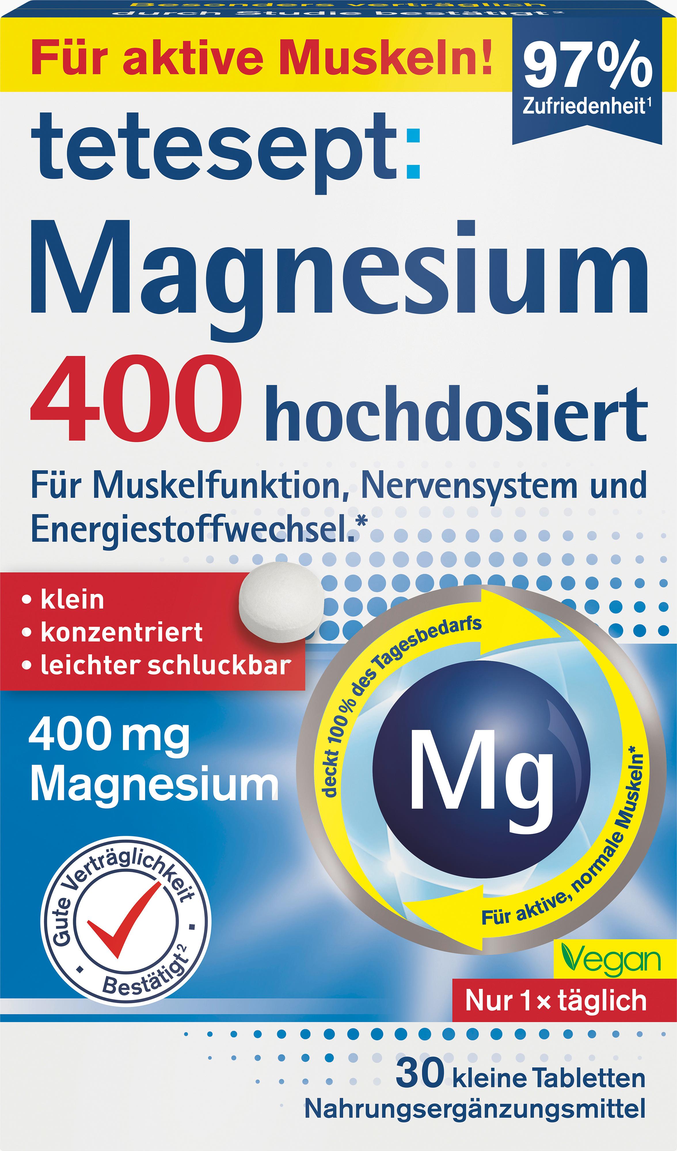 tetesept Magnesium 400 hochdosiert