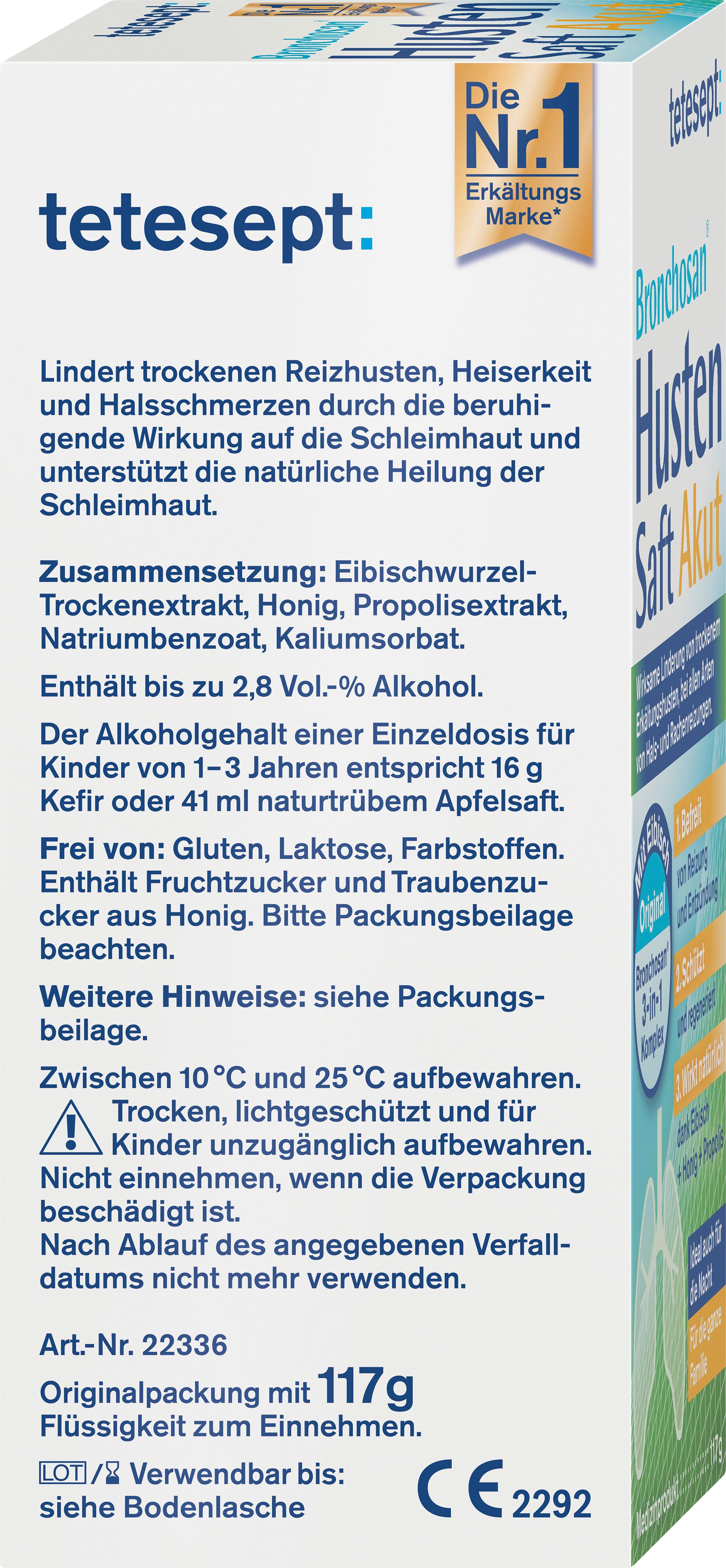 Produktbild tetesept Bronchosan® Husten Akut Saft 5 von 5