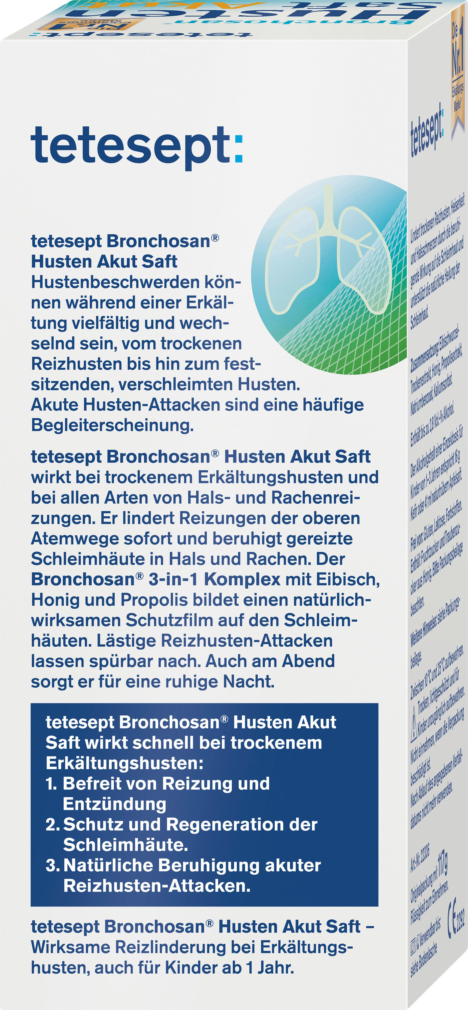 Produktbild tetesept Bronchosan® Husten Akut Saft 2 von 5
