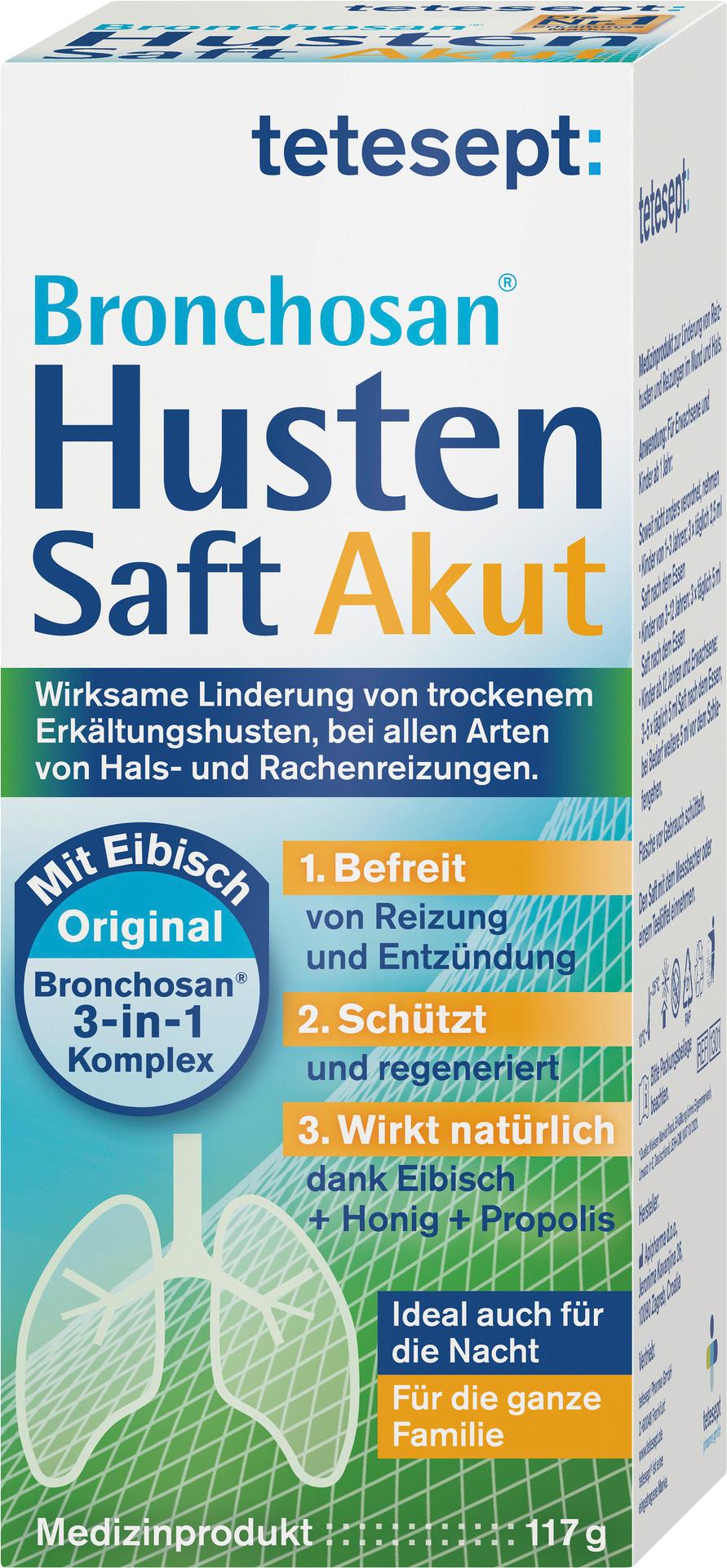 tetesept Bronchosan® Husten Akut Saft