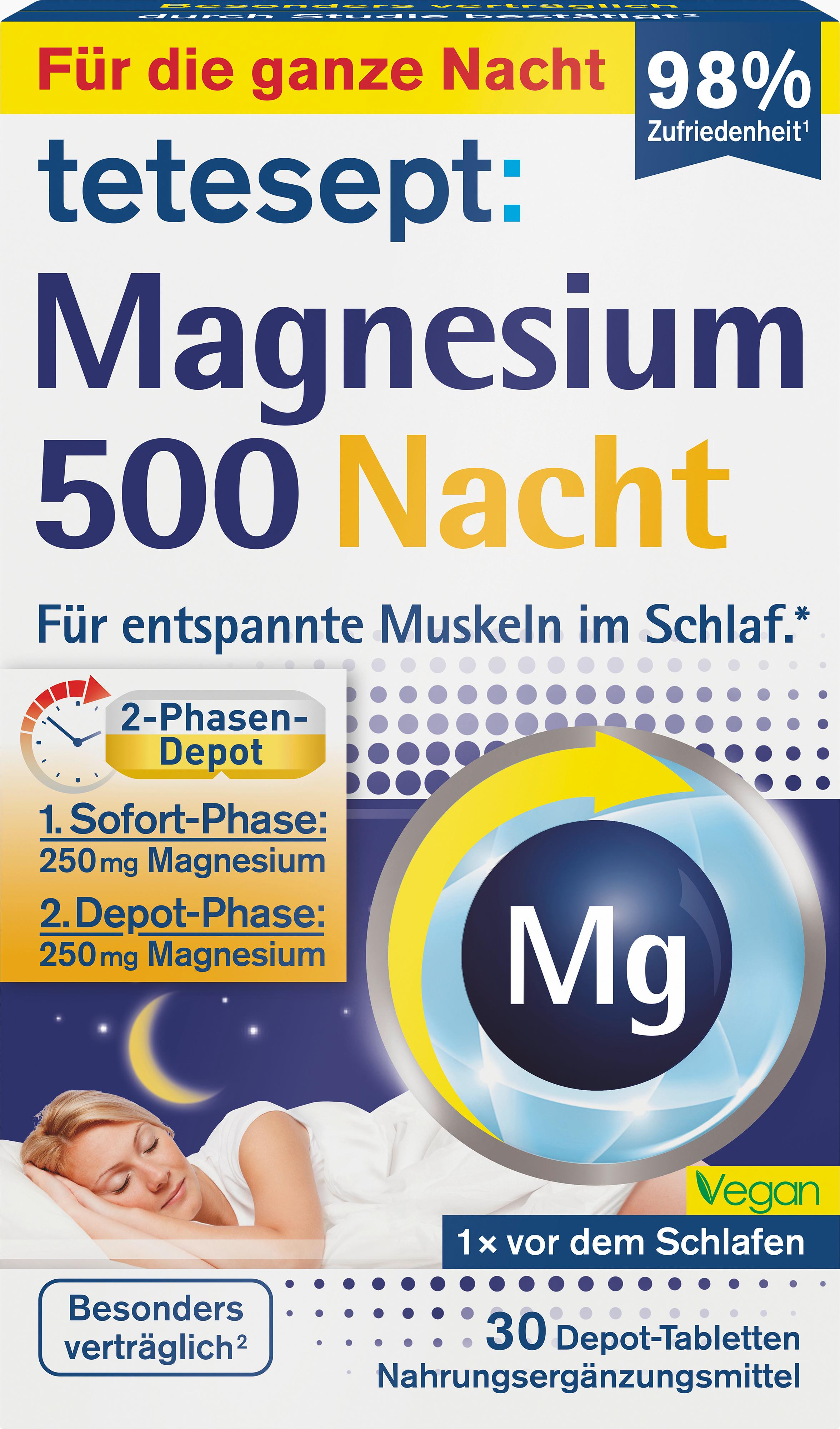 tetesept Magnesium 500 Nacht