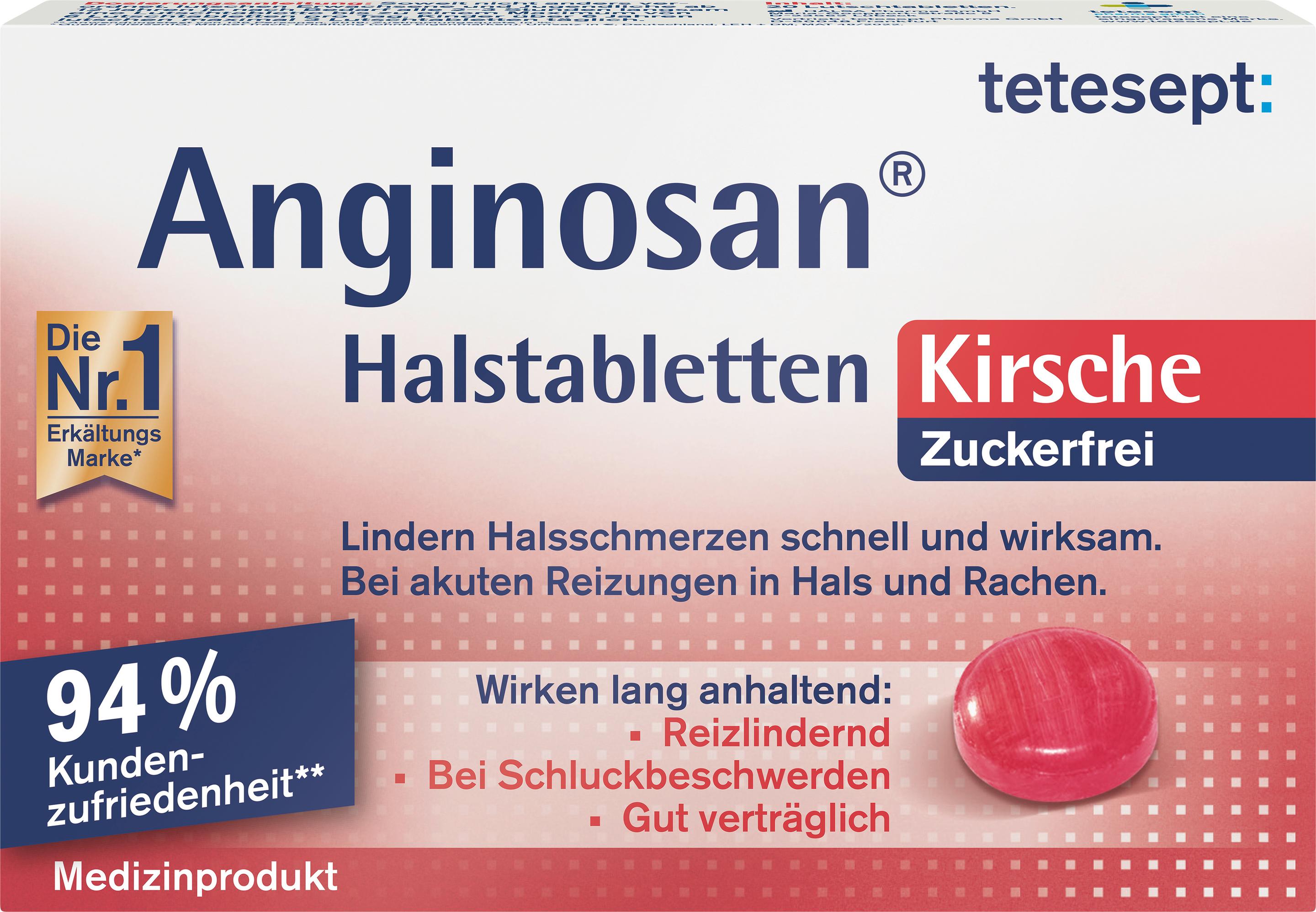 Tetesept Anginosan Kirsche Halstabletten