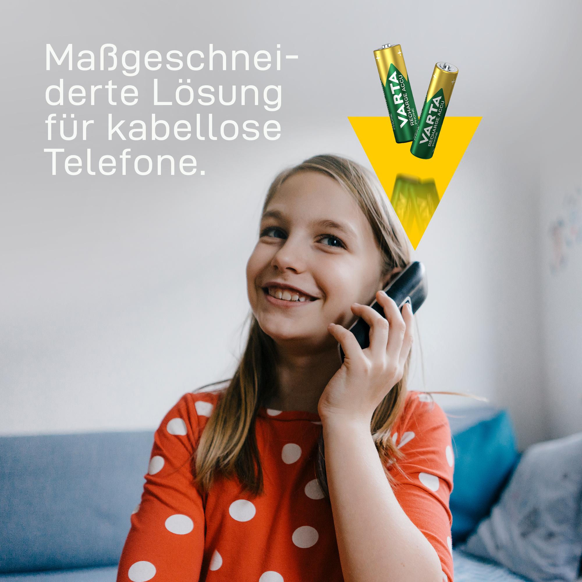Produktbild VARTA RECHARGE ACCU Phone Micro AAA 58398 5 von 8