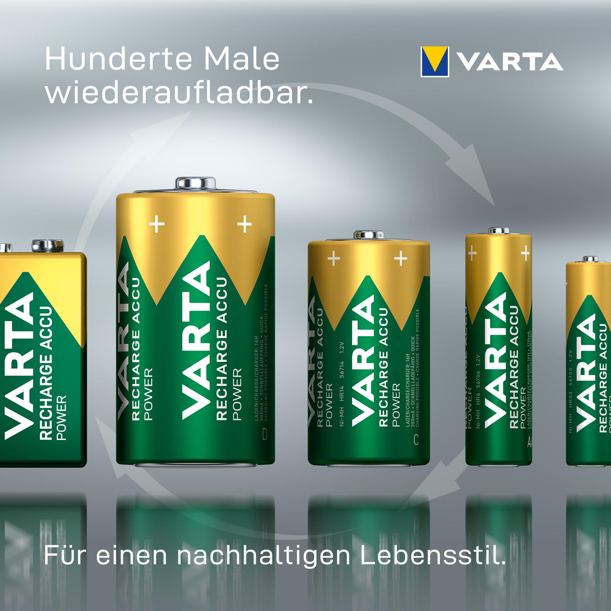 Produktbild VARTA Wiederaufladbare Batterien Accu Power AAA 56703 13 von 13
