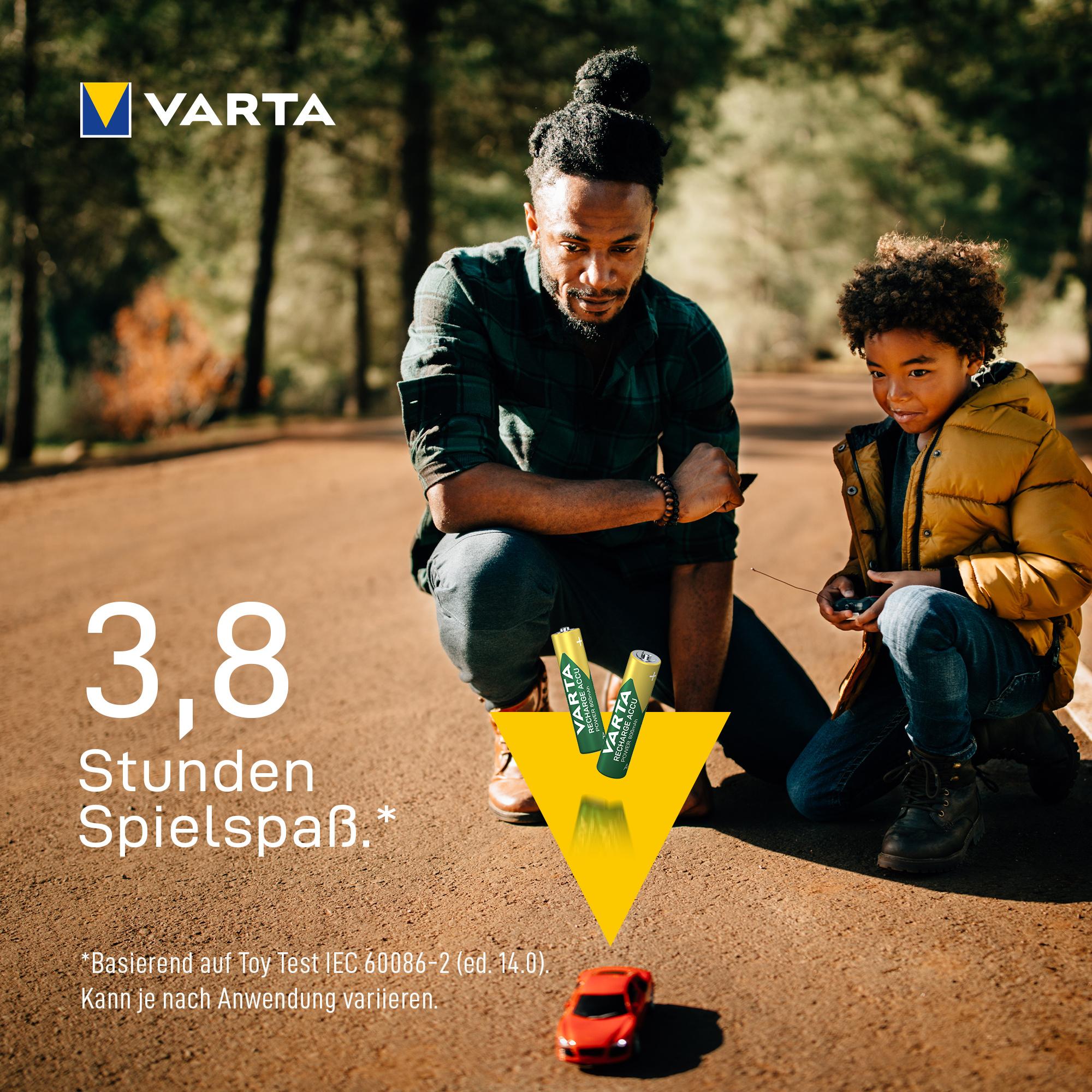 Produktbild VARTA Wiederaufladbare Batterien Accu Power AAA 56703 4 von 13