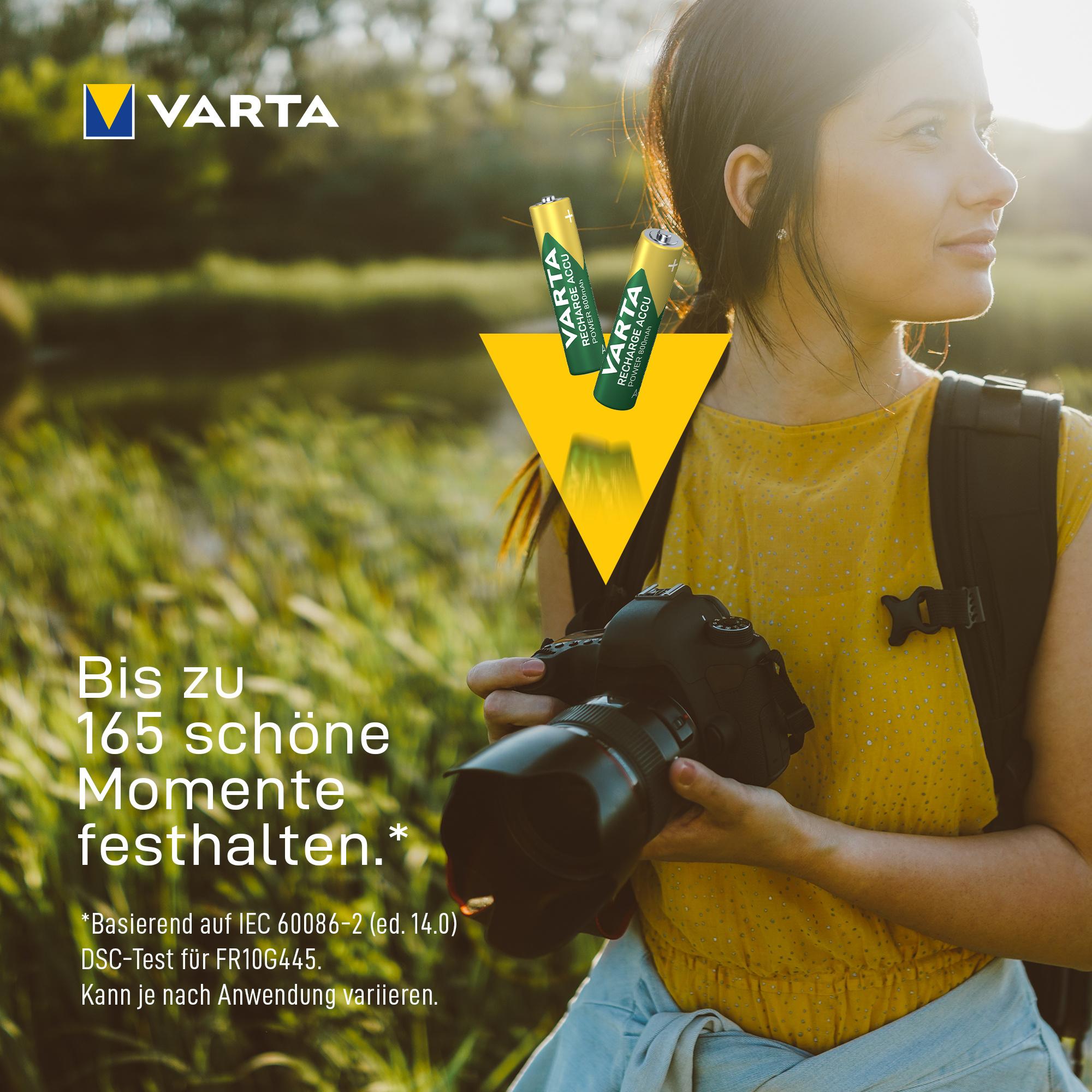 Produktbild VARTA Wiederaufladbare Batterien Accu Power AAA 56703 11 von 13