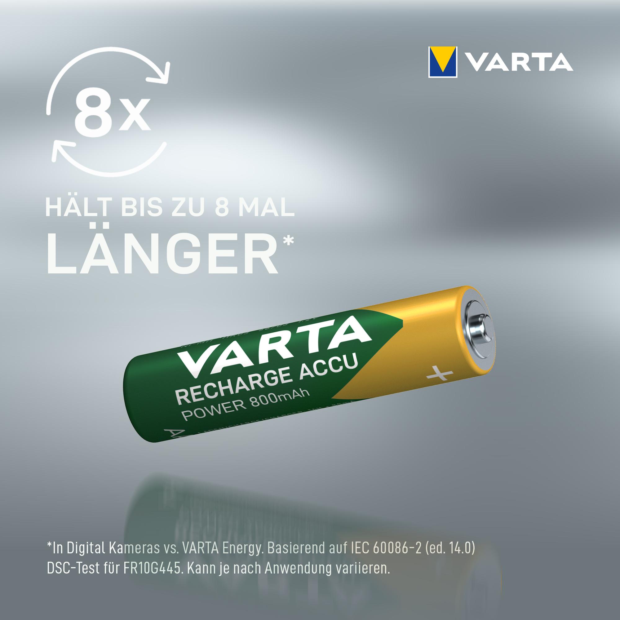 Produktbild VARTA Wiederaufladbare Batterien Accu Power AAA 56703 5 von 13