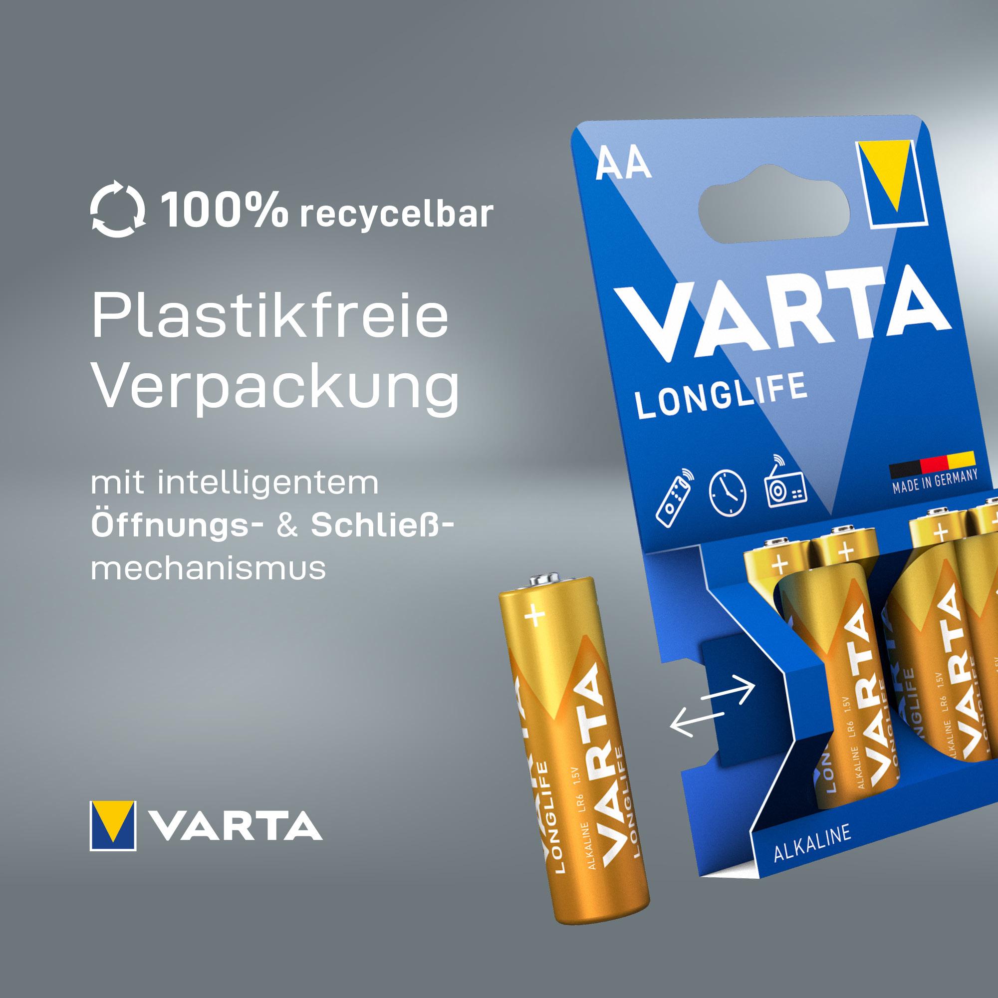 Produktbild VARTA LONGLIFE Mignon AA LR06 8 von 13