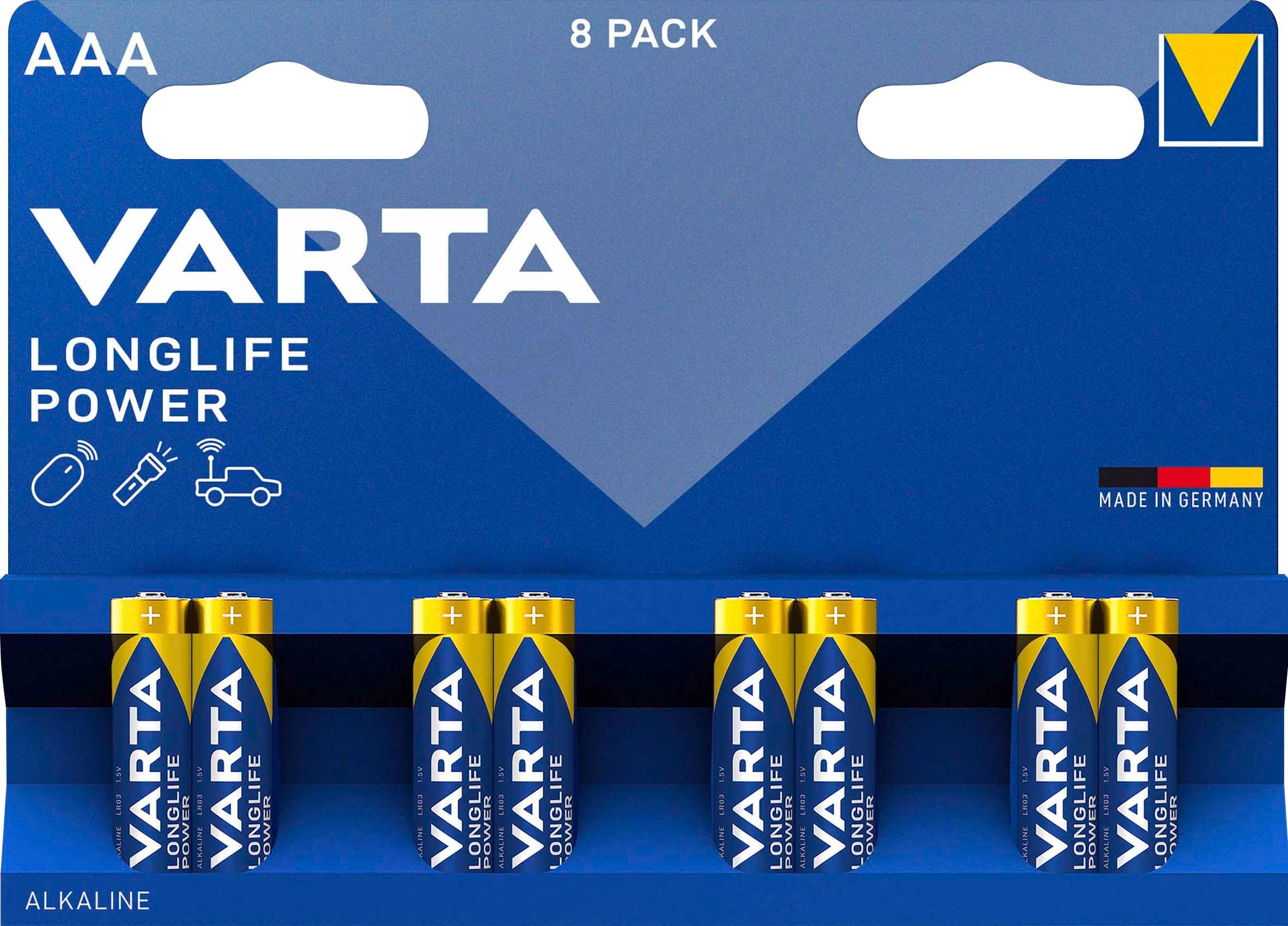 VARTA LONGLIFE Power Micro AAA Blister 8