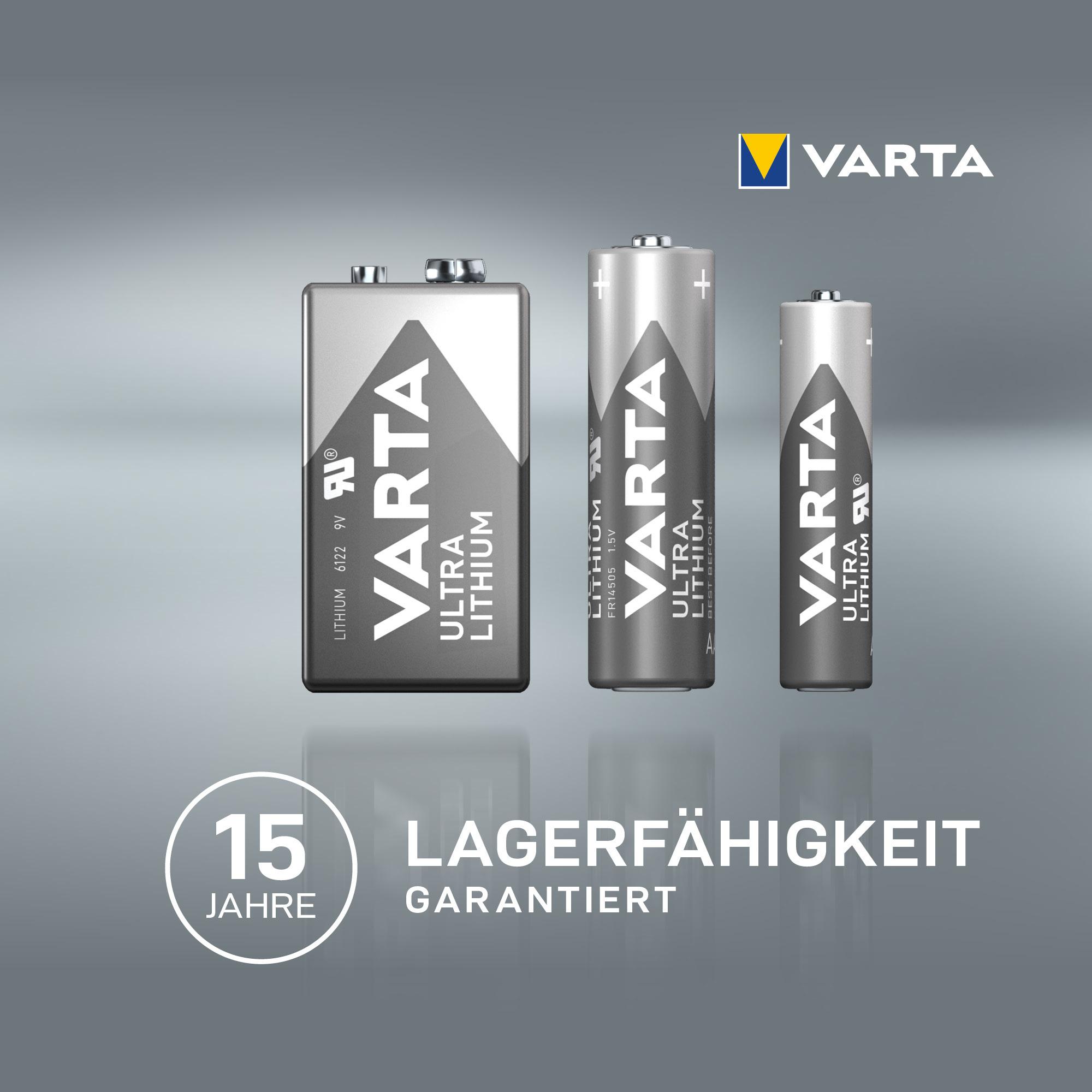 Produktbild VARTA ULTRA LITHIUM 9V-Block 8 von 8