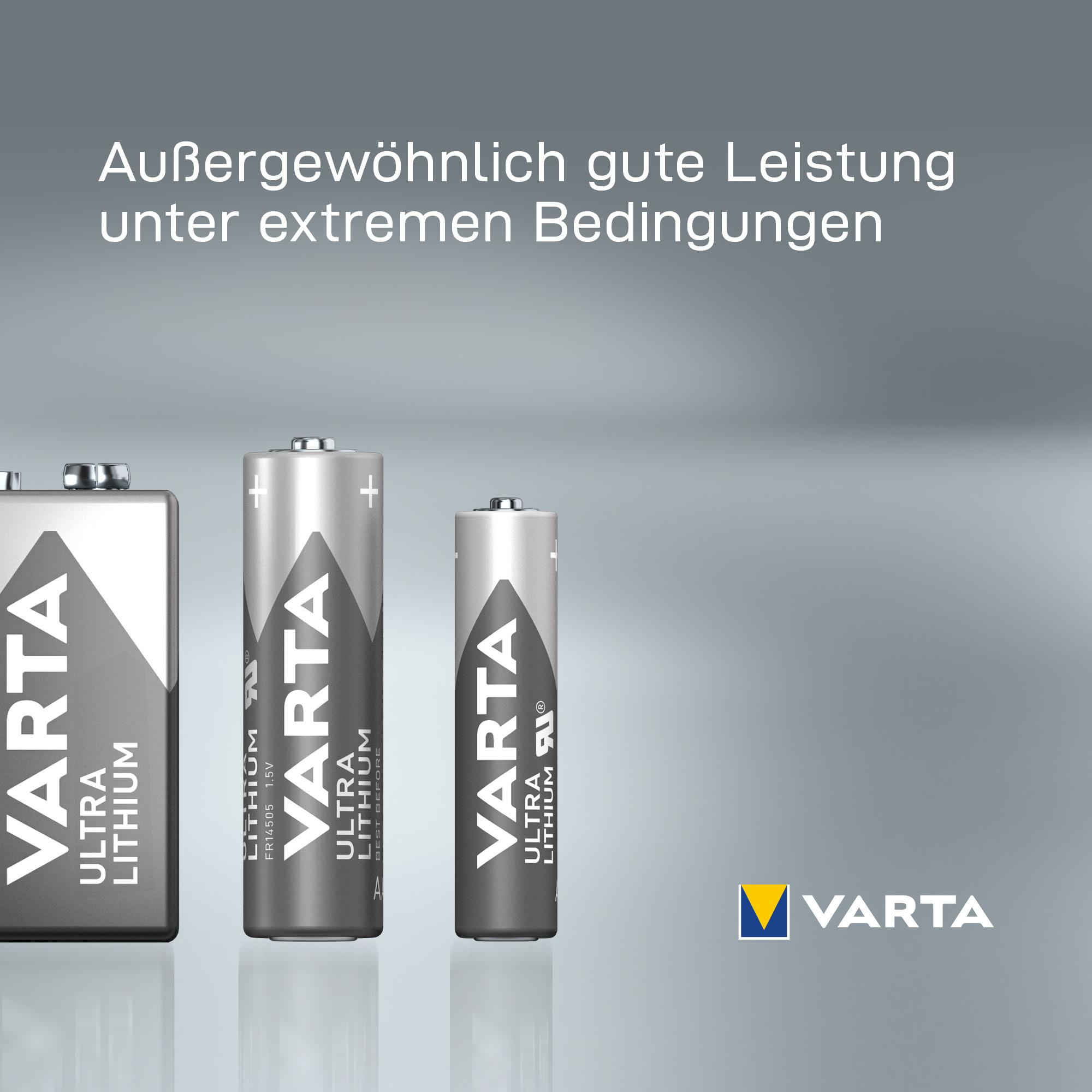 Produktbild VARTA ULTRA LITHIUM 9V-Block 6 von 8