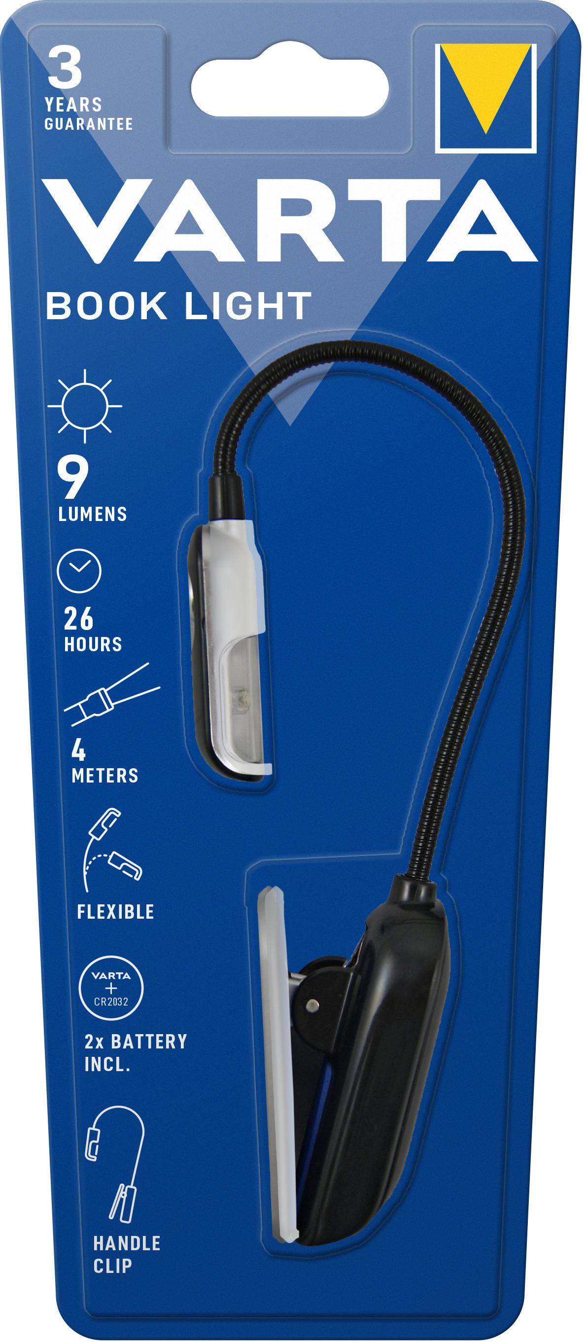 VARTA Lampe Book Light mit Batterien 2xCR2032 Blister