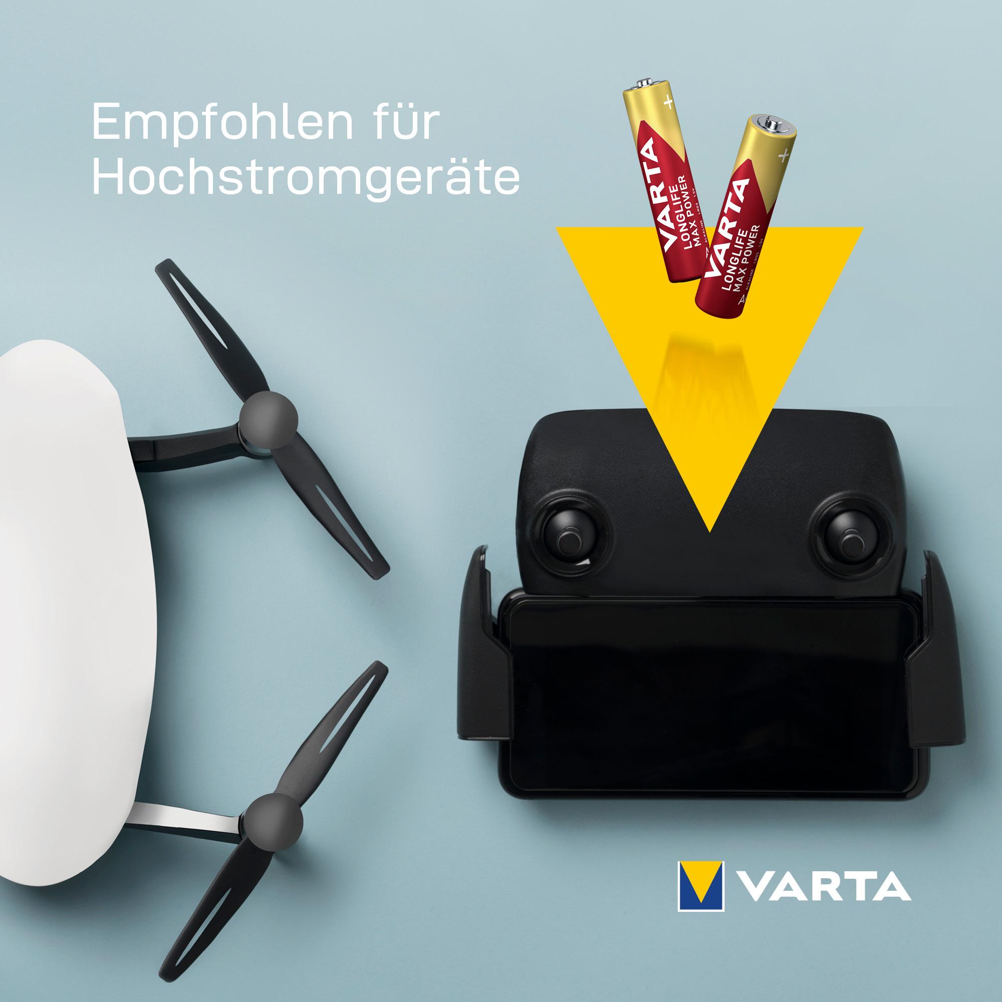 Produktbild VARTA LONGLIFE Max Power AAA 4er 10 von 11