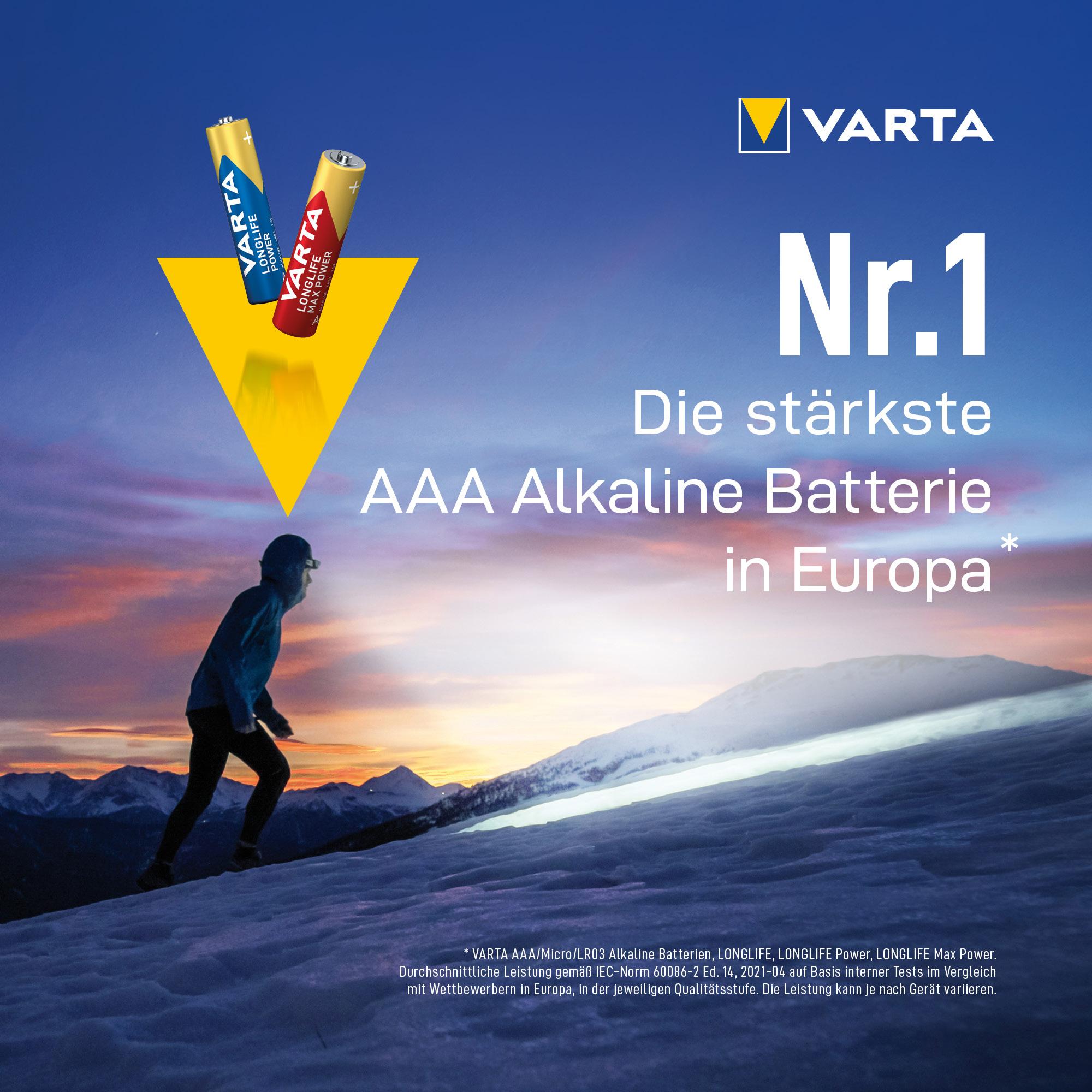 Produktbild VARTA LONGLIFE Max Power AAA 4er 11 von 11