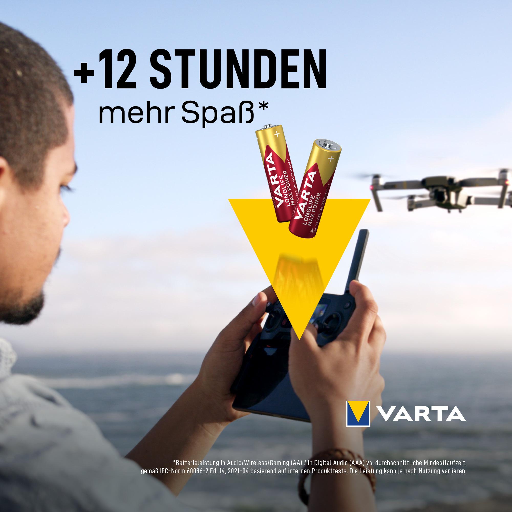 Produktbild VARTA LONGLIFE Max Power Mignon AA Blister 4 10 von 14