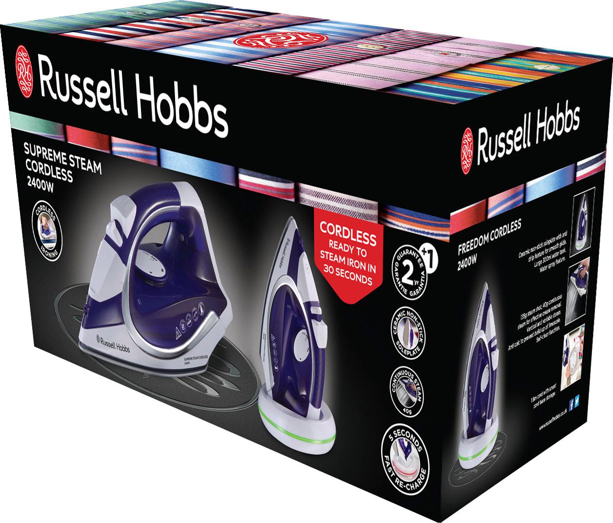 Produktbild Russell Hobbs Supreme Steam Cordless Kabelloses Dampfbügeleisen 23300-56 5 von 5