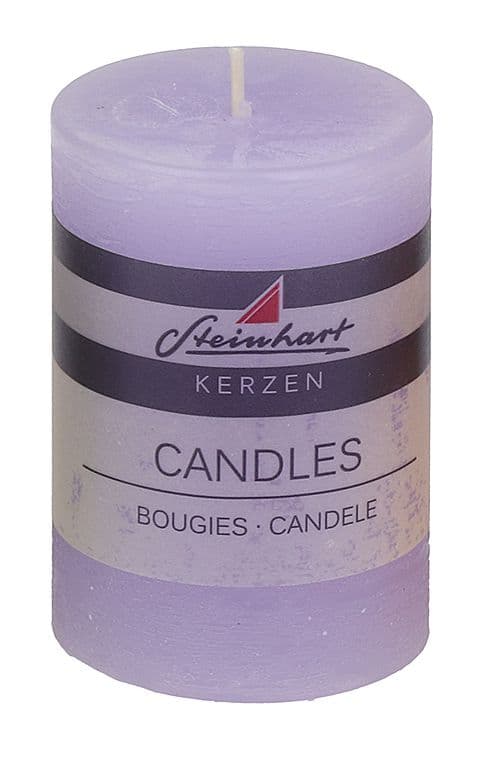 Steinhart Stumpenkerze Raureif 8cm