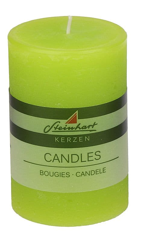 Steinhart Stumpenkerze Raureif 10cm