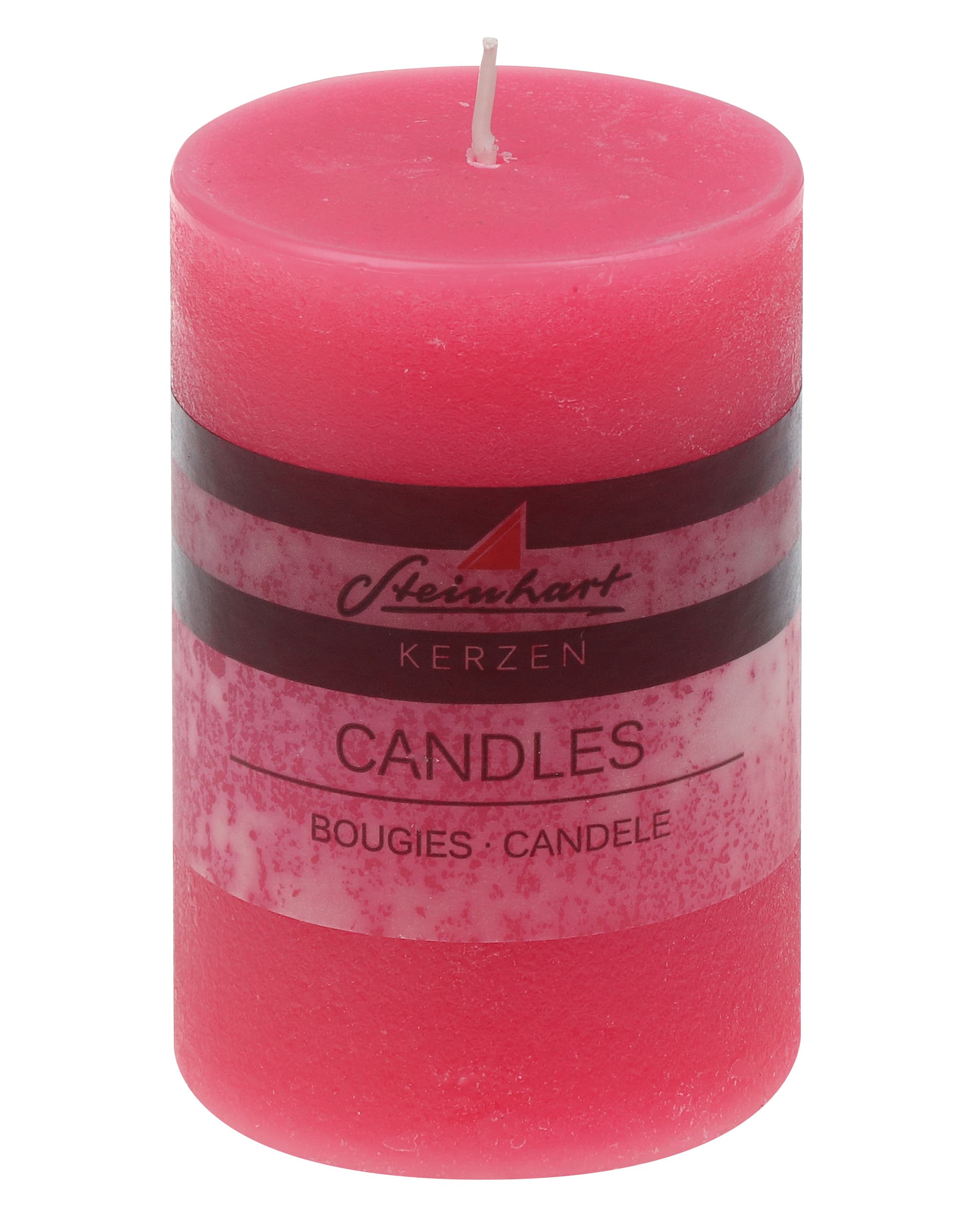 Steinhart Stumpenkerze Raureif 10cm