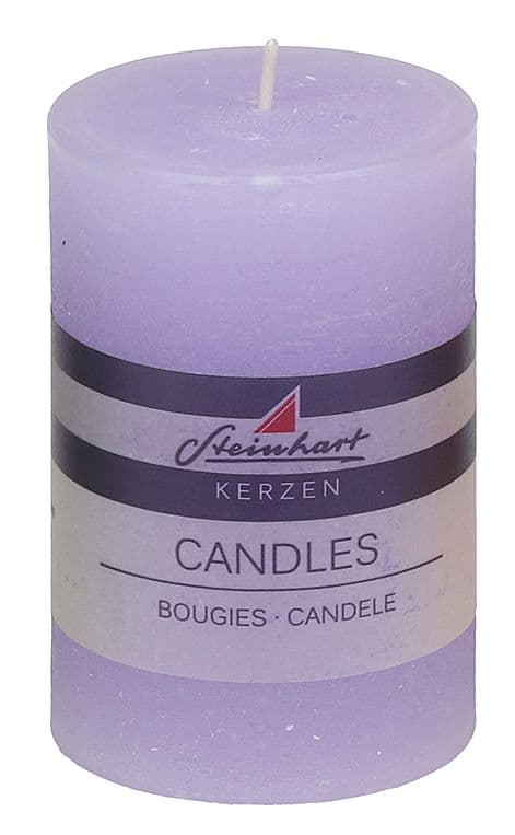 Steinhart Stumpenkerze Raureif 10cm