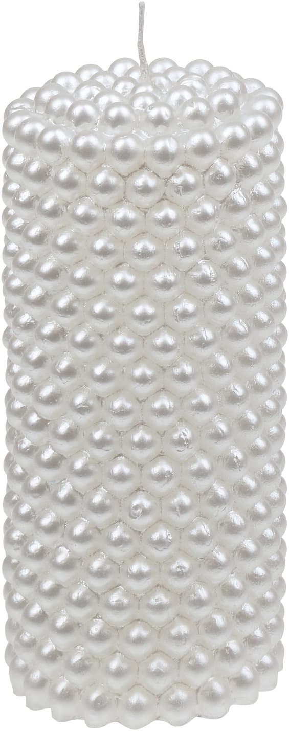 Steinhart Stumpenkerze Pearl 13cm