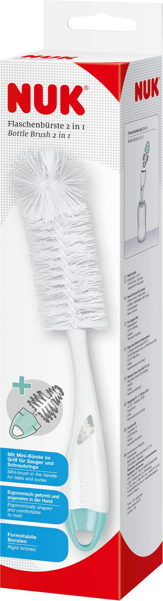 Produktbild NUK Flaschenbürste 2 in 1 2 von 2