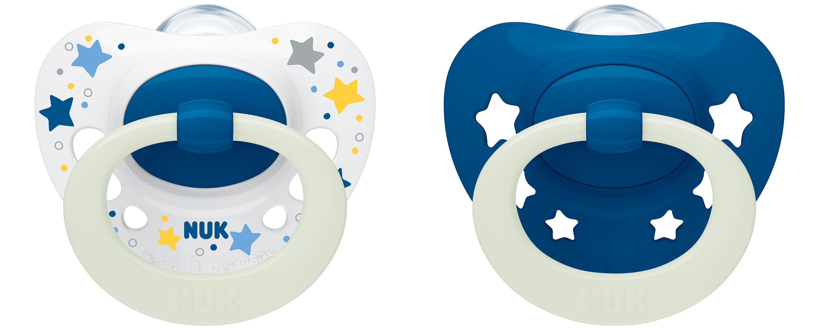 Produktbild NUK Schnuller Signature Night Silikon 18-36 Monate 2 von 2