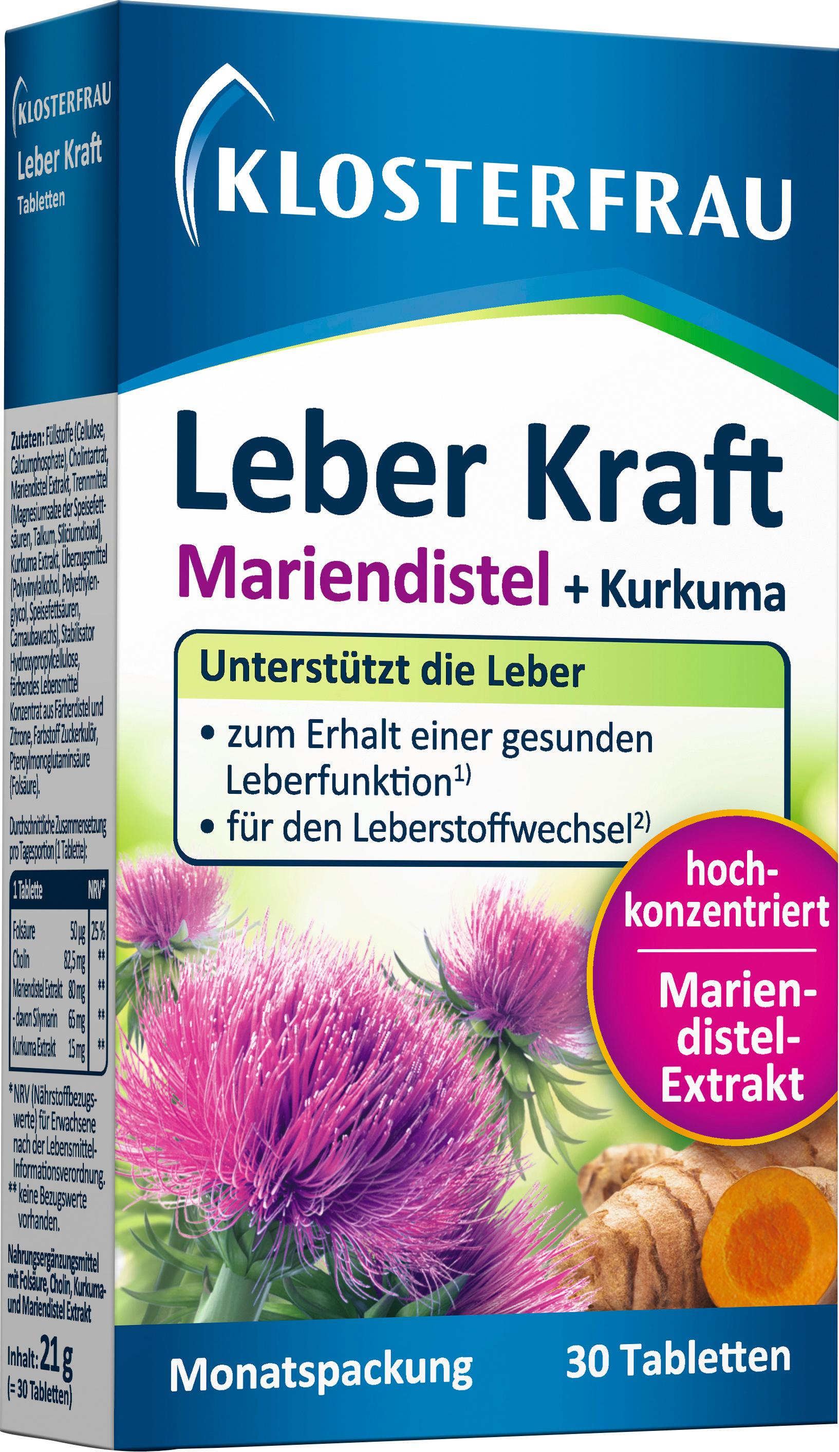 Produktbild KLOSTERFRAU Leber Kraft Tabletten 4 von 4