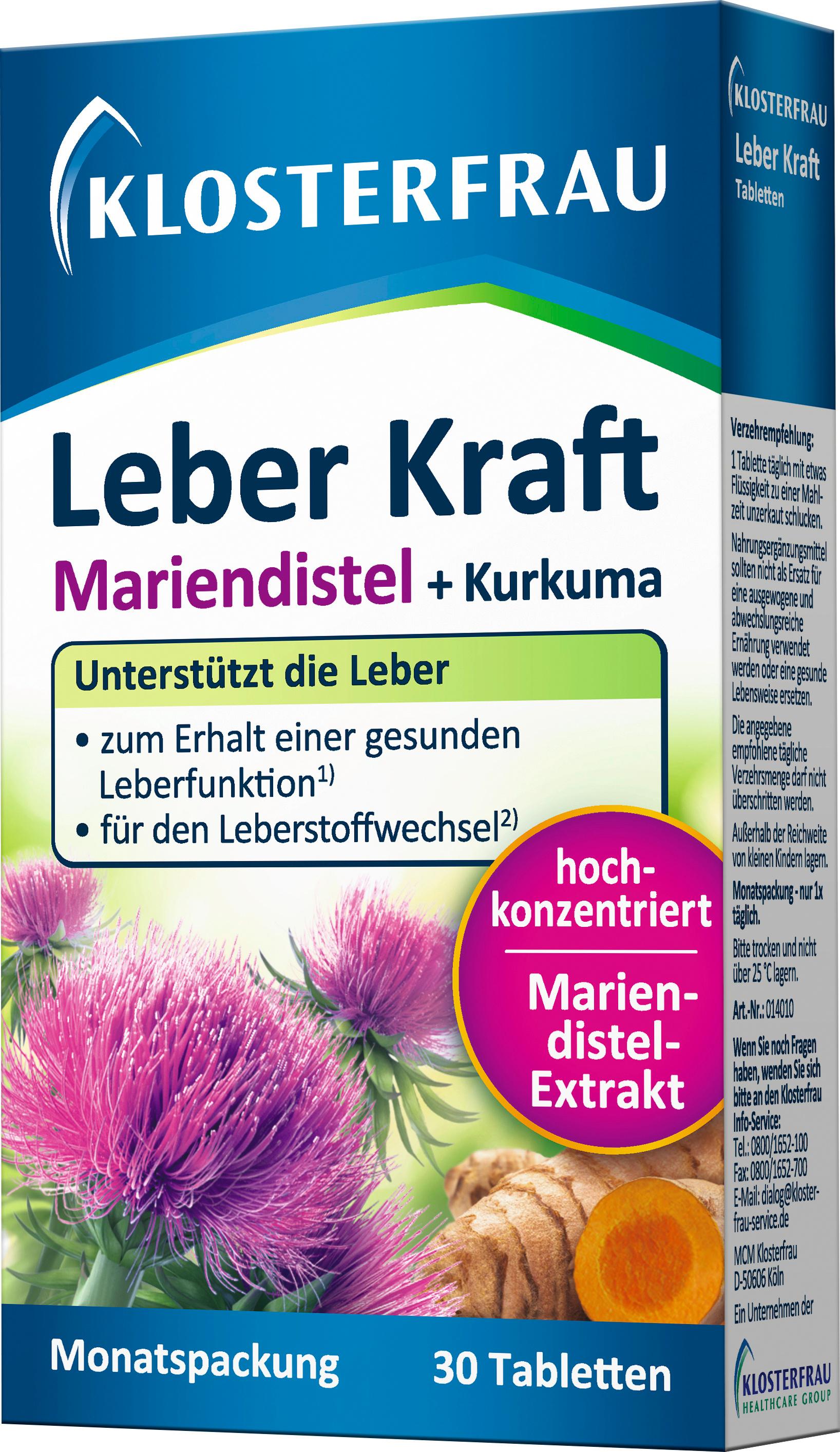 Produktbild KLOSTERFRAU Leber Kraft Tabletten 3 von 4