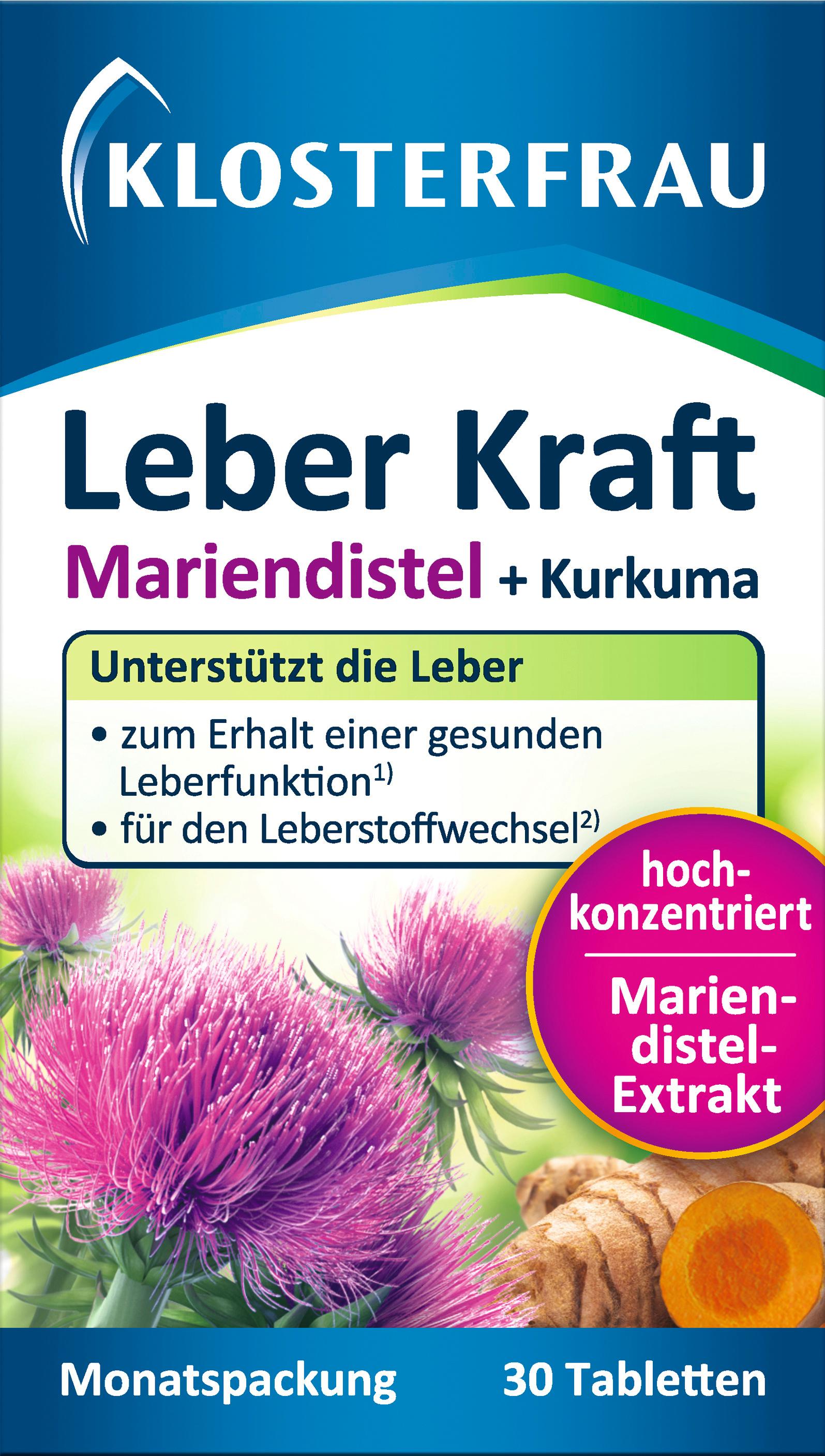 KLOSTERFRAU Leber Kraft Tabletten