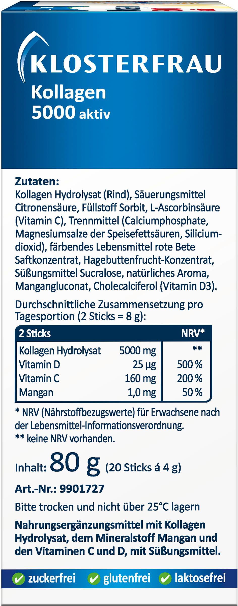 Produktbild Klosterfrau Kollagen 5000 aktiv 4 von 4