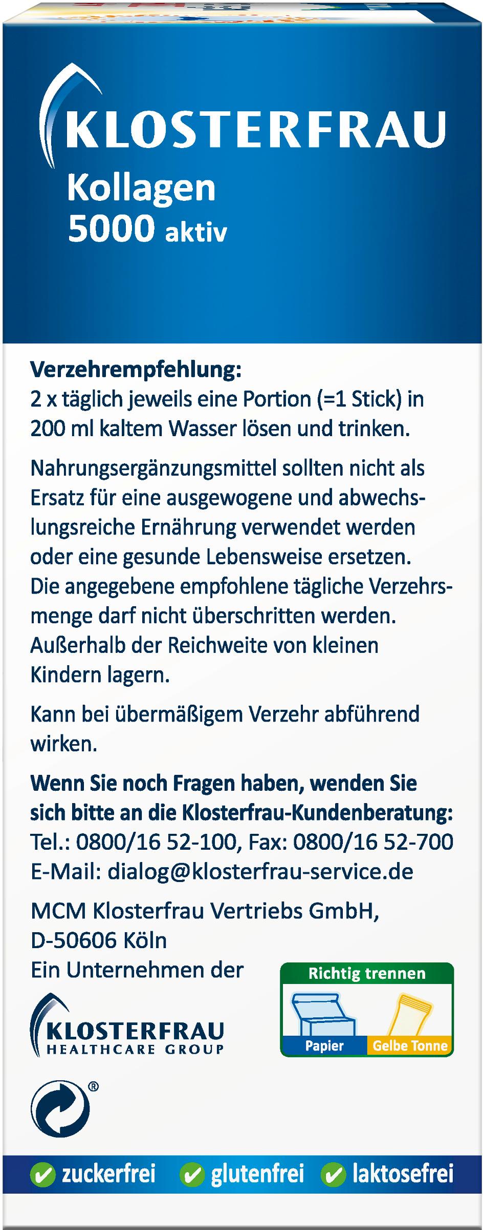 Produktbild Klosterfrau Kollagen 5000 aktiv 3 von 4